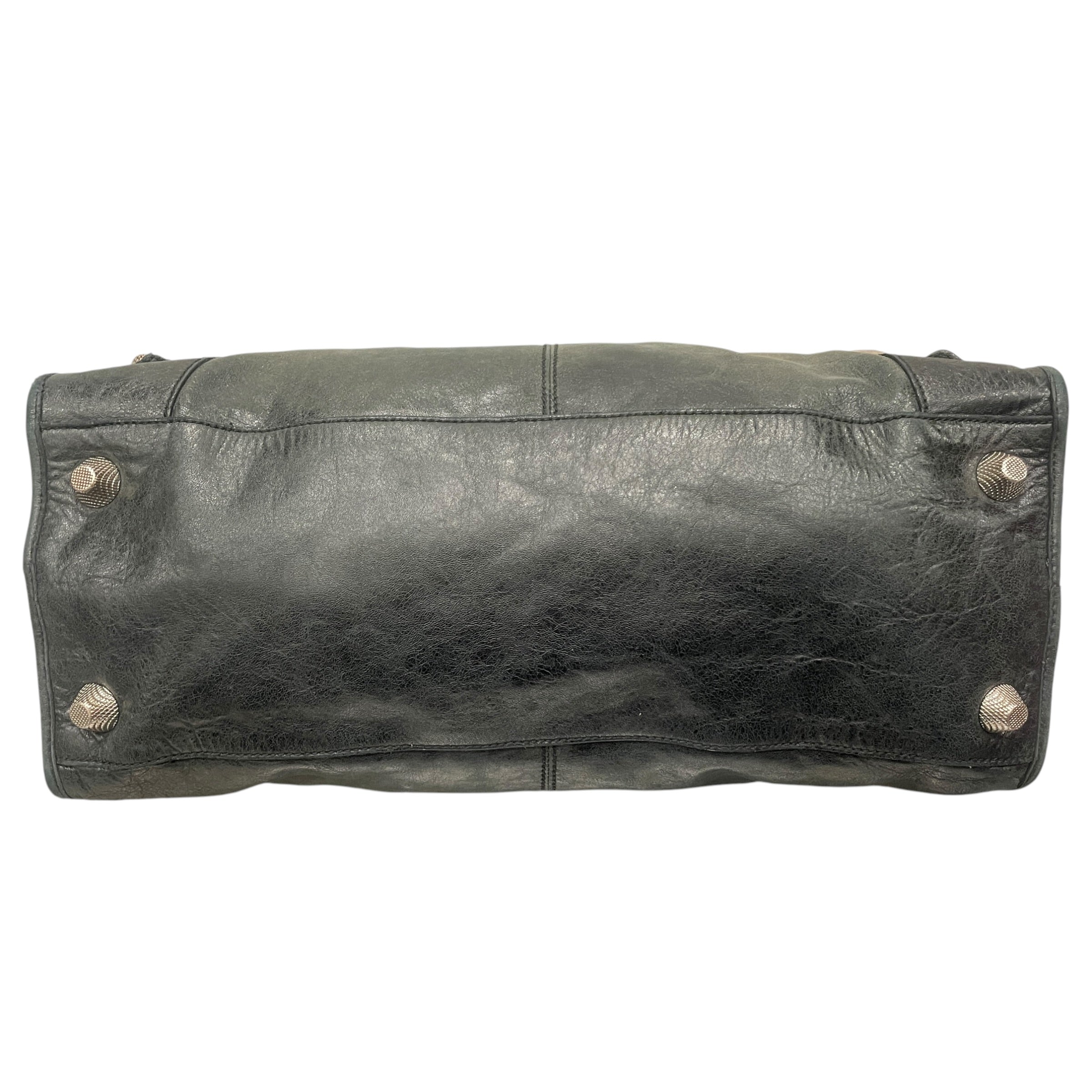 BALENCIAGA/Hand Bag/Lambskin/BLK/CITY BAG/MOTORCYCLE/LAMBSKIN view 3