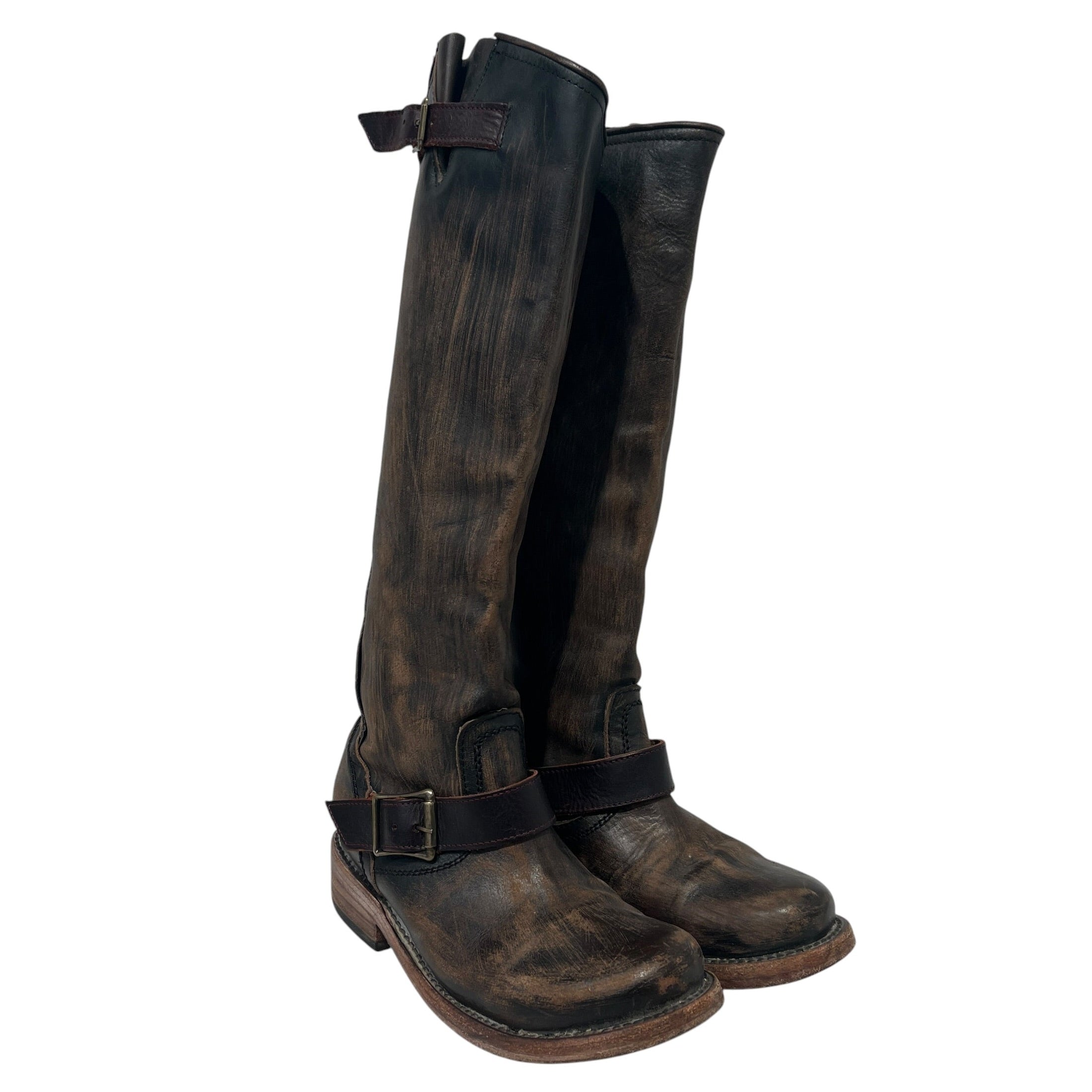 Freebird by Steven/Boots/US 7/Leather/BRW/steven contra riding boot view 1