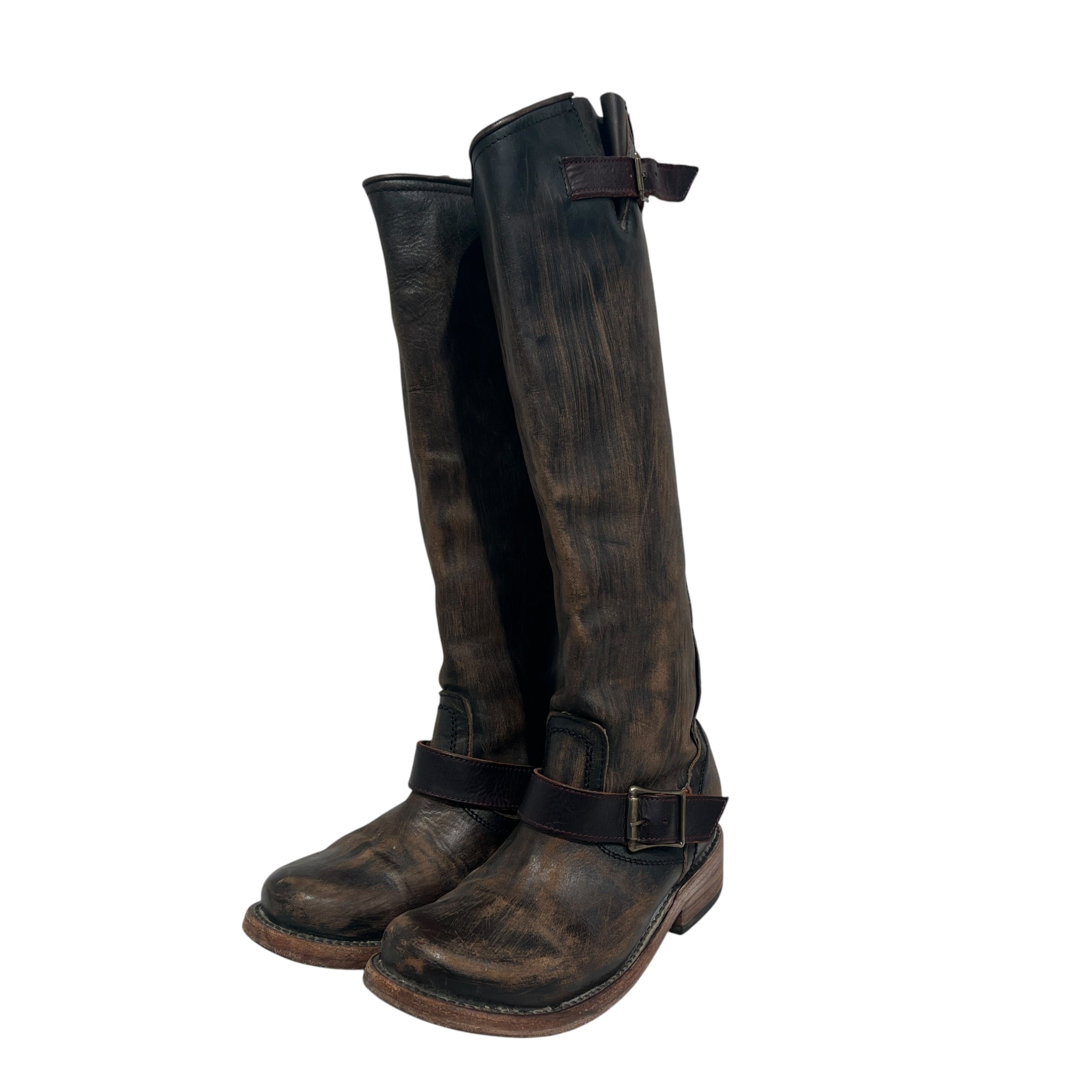 Freebird by Steven/Boots/US 7/Leather/BRW/steven contra riding boot view 2