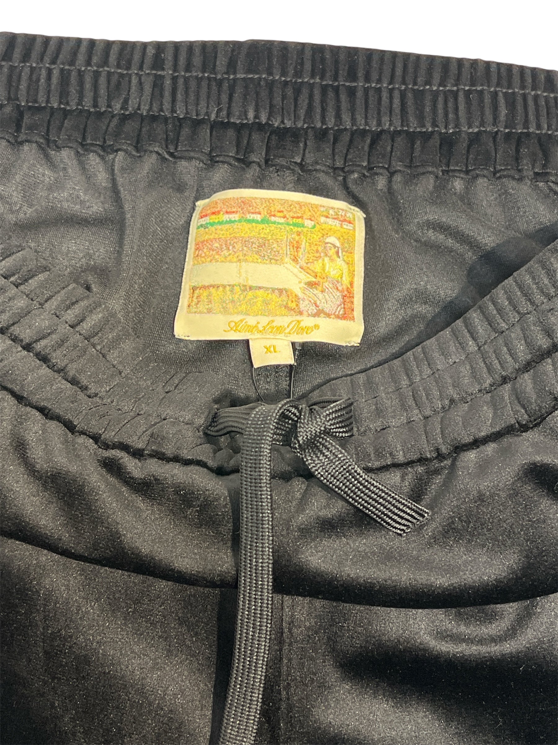 AIME LEON DORE/Pants/XL/Polyester/BLK/SUEDE TRACK PANTS 2of2 view 3
