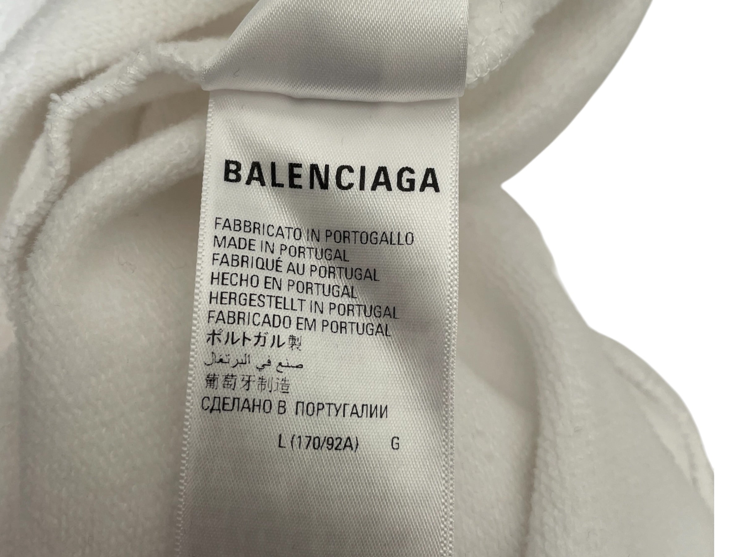 BALENCIAGA/Hoodie/L/Cotton/WHT/2022 BOY/GIRL PRIDE view 4