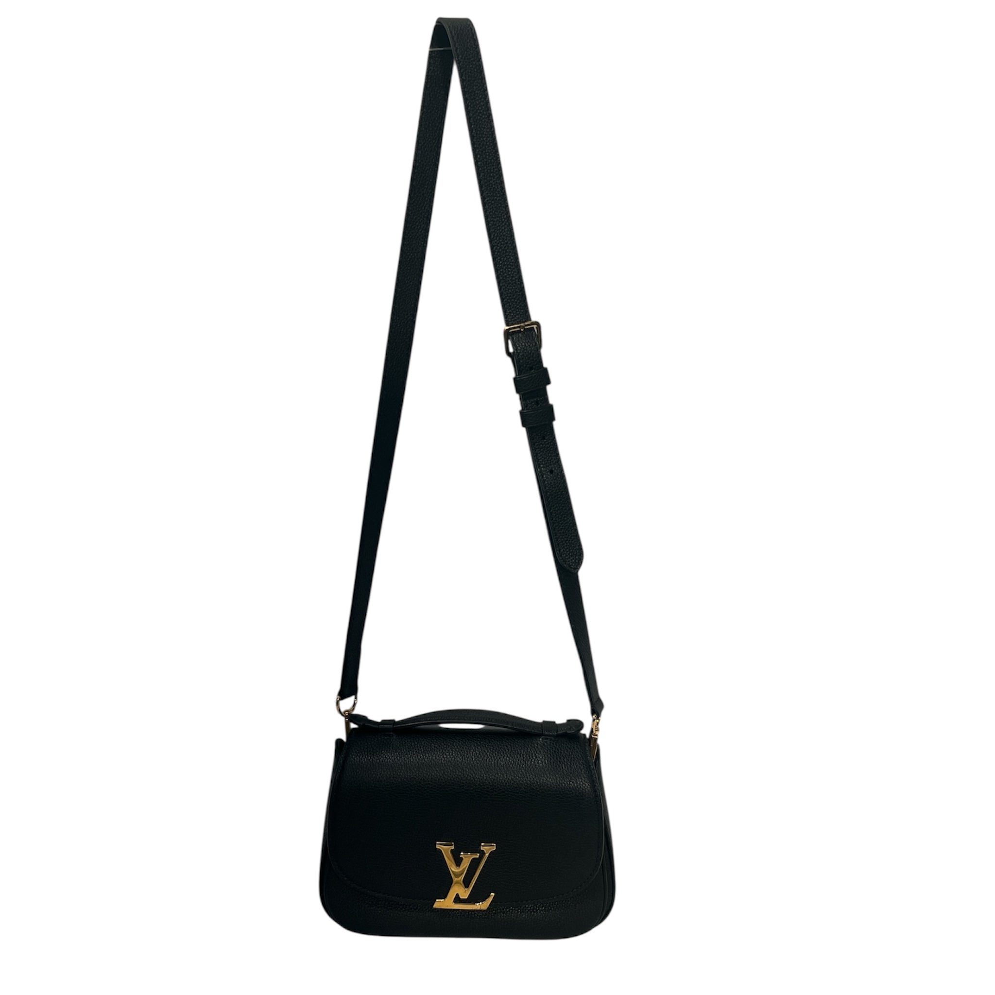 LOUIS VUITTON/Cross Body Bag/Leather/BLK/neo vivienne bag view 1