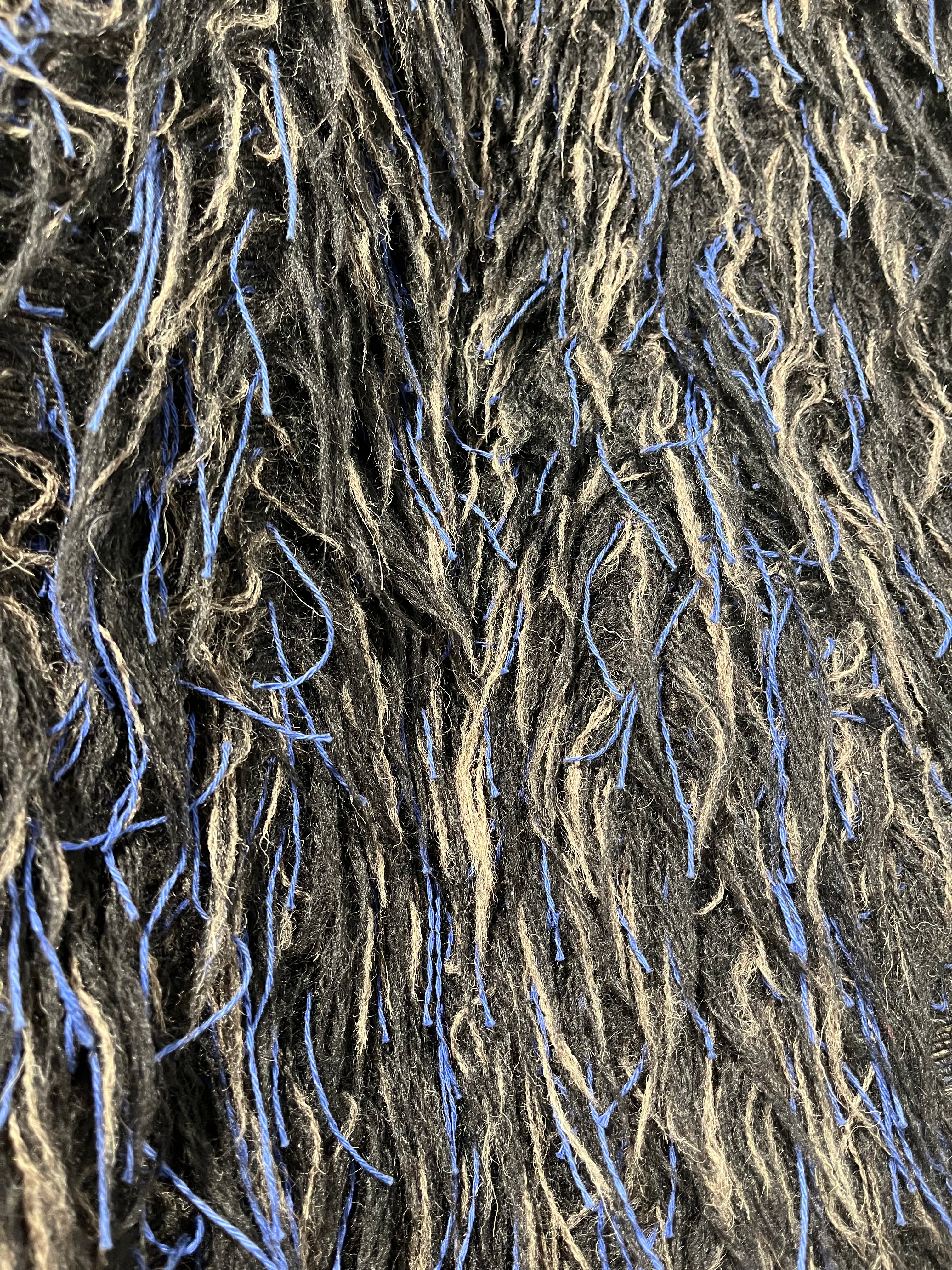 ISSEY MIYAKE/Coat/9/BLU/ISSEY MIYAKE BLK BLU YARN JKT view 6
