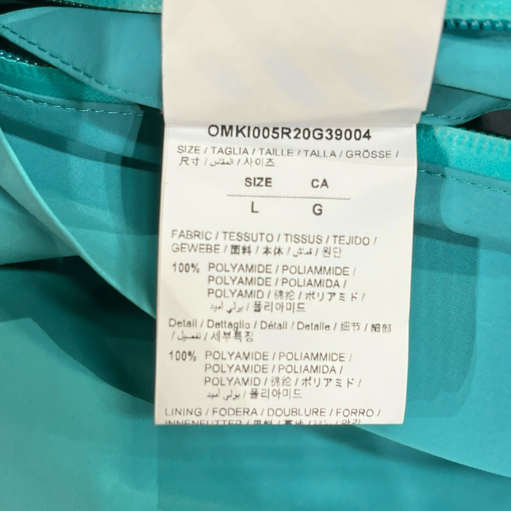 OFF-WHITE/Windbreaker/L/Nylon/BLU/TECHNICAL FABRIC SHELL view 4