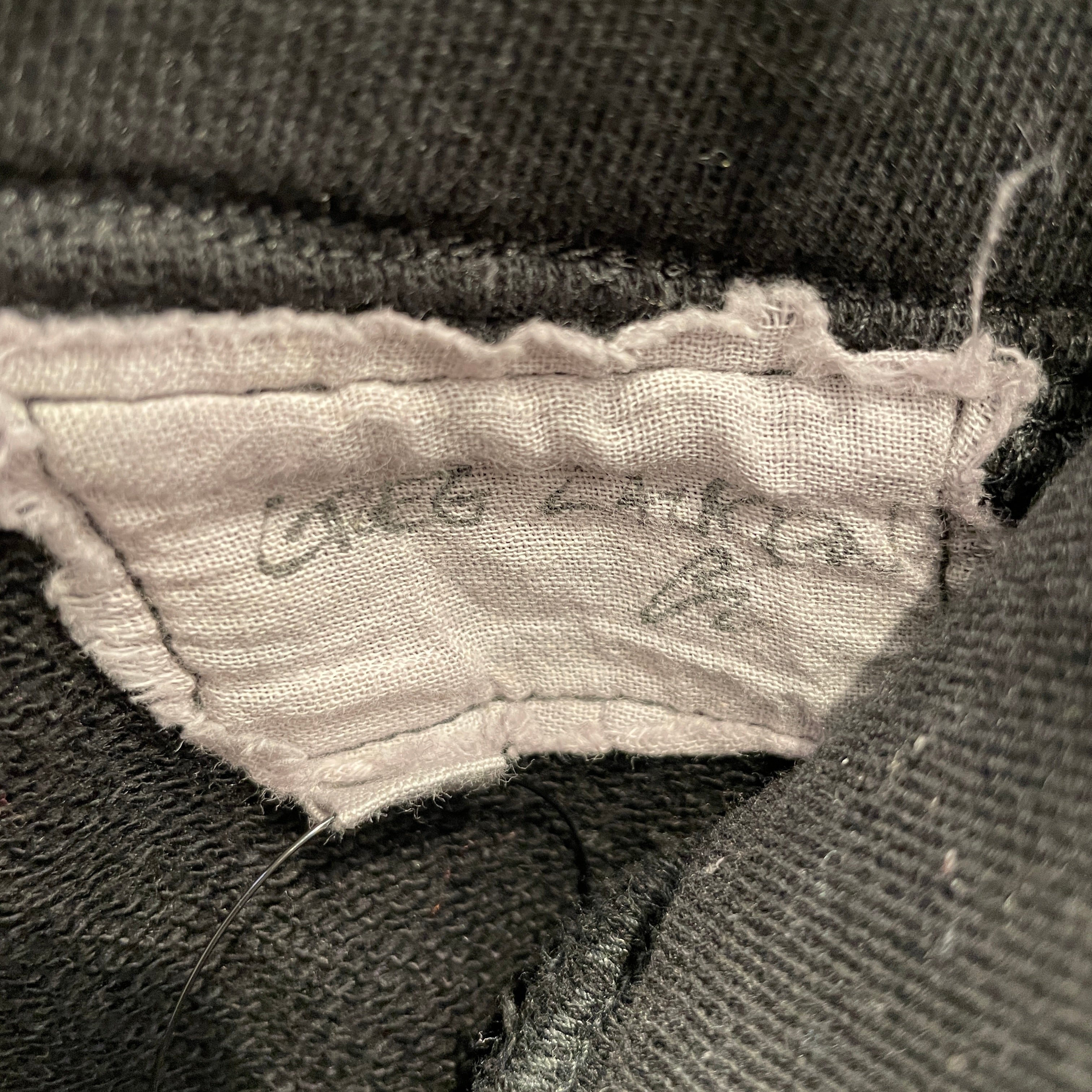 GREG LAUREN/Pants/S/Cotton/BLK/KNEE DESIGN view 3