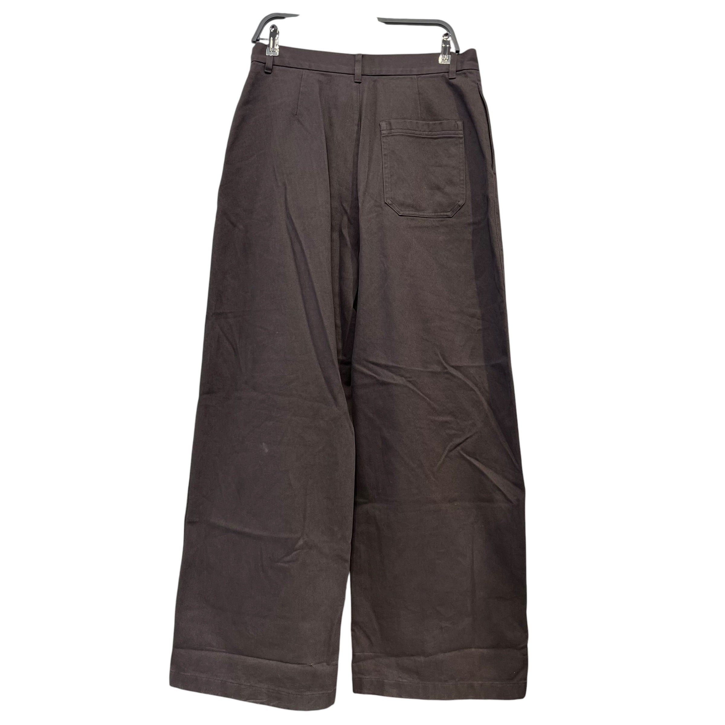 Acne Studios/Wide Leg Pants/36/Cotton/BRW/wide leg trouser view 2