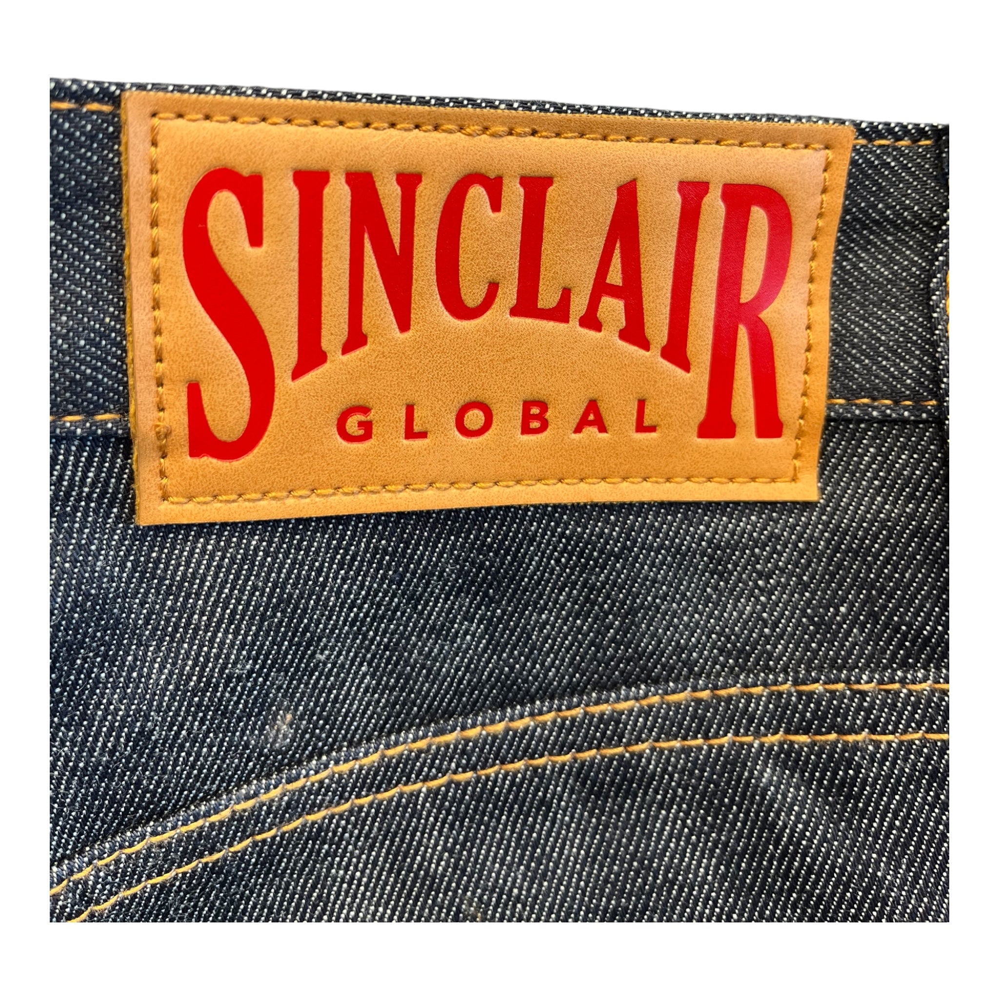 SINCLAIR GLOBAL/Pants/30/Cotton/BLU/selvedge pckt logo embroidery view 3