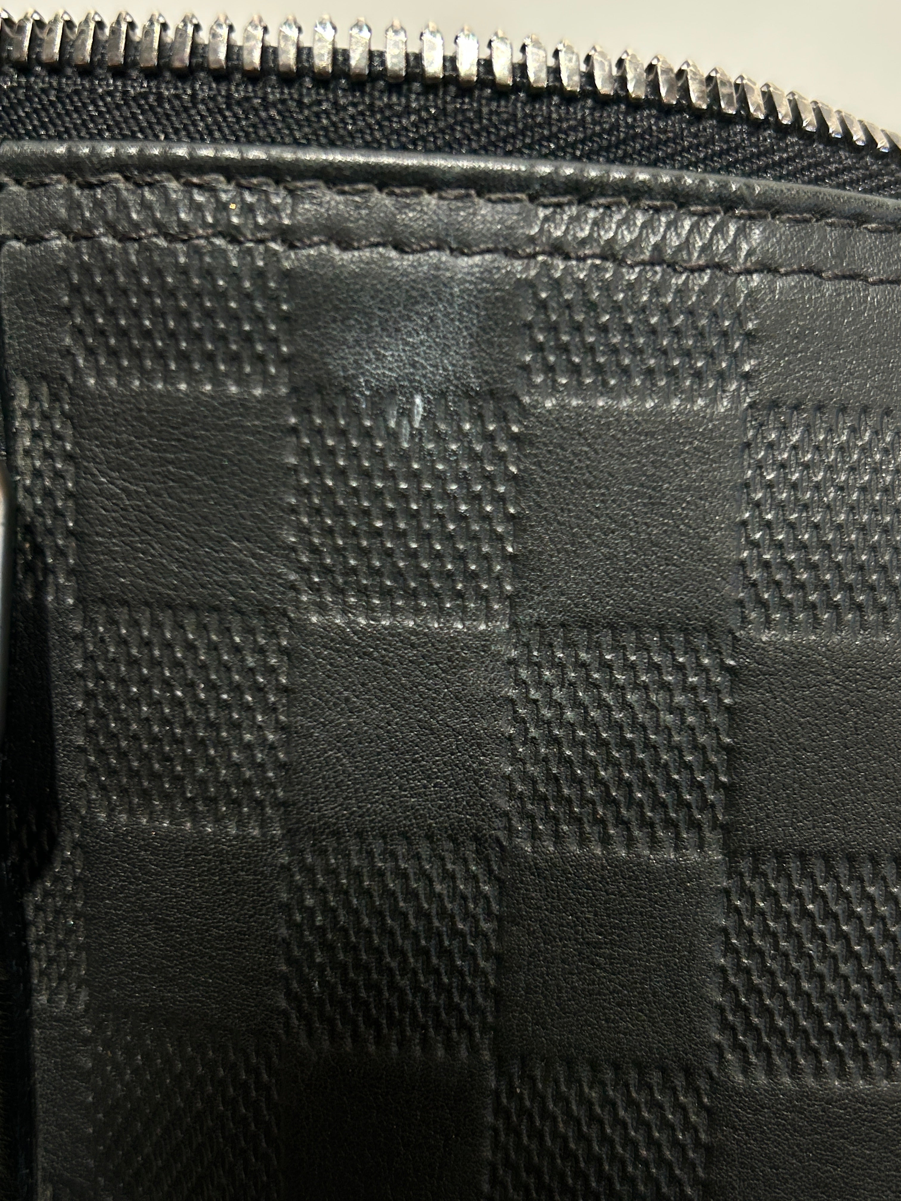 LOUIS VUITTON/Bag/Leather/BLK/Keepall Bandouliere view 10