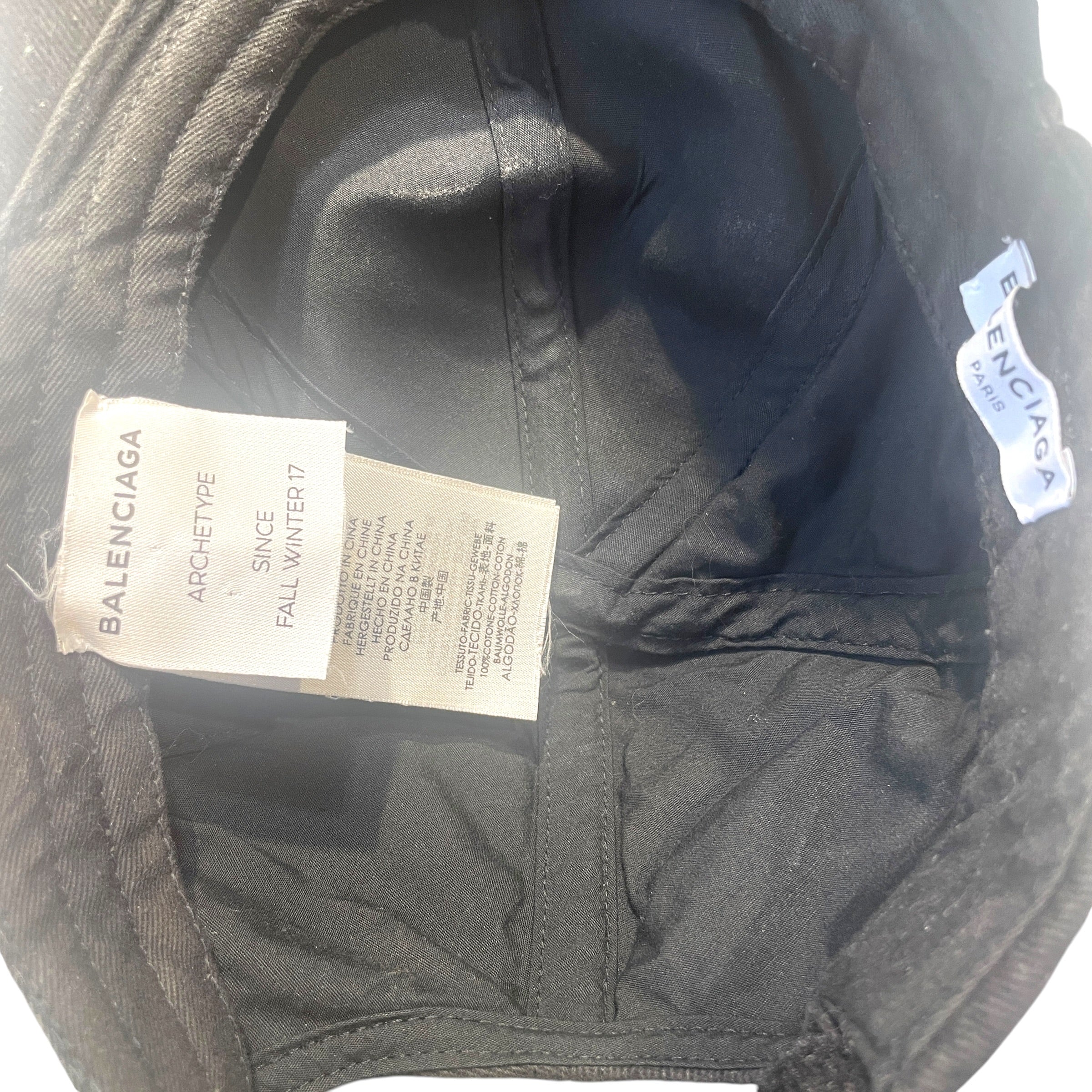 BALENCIAGA/Cap/Cotton/BLK/M's/Presidental Logo view 7