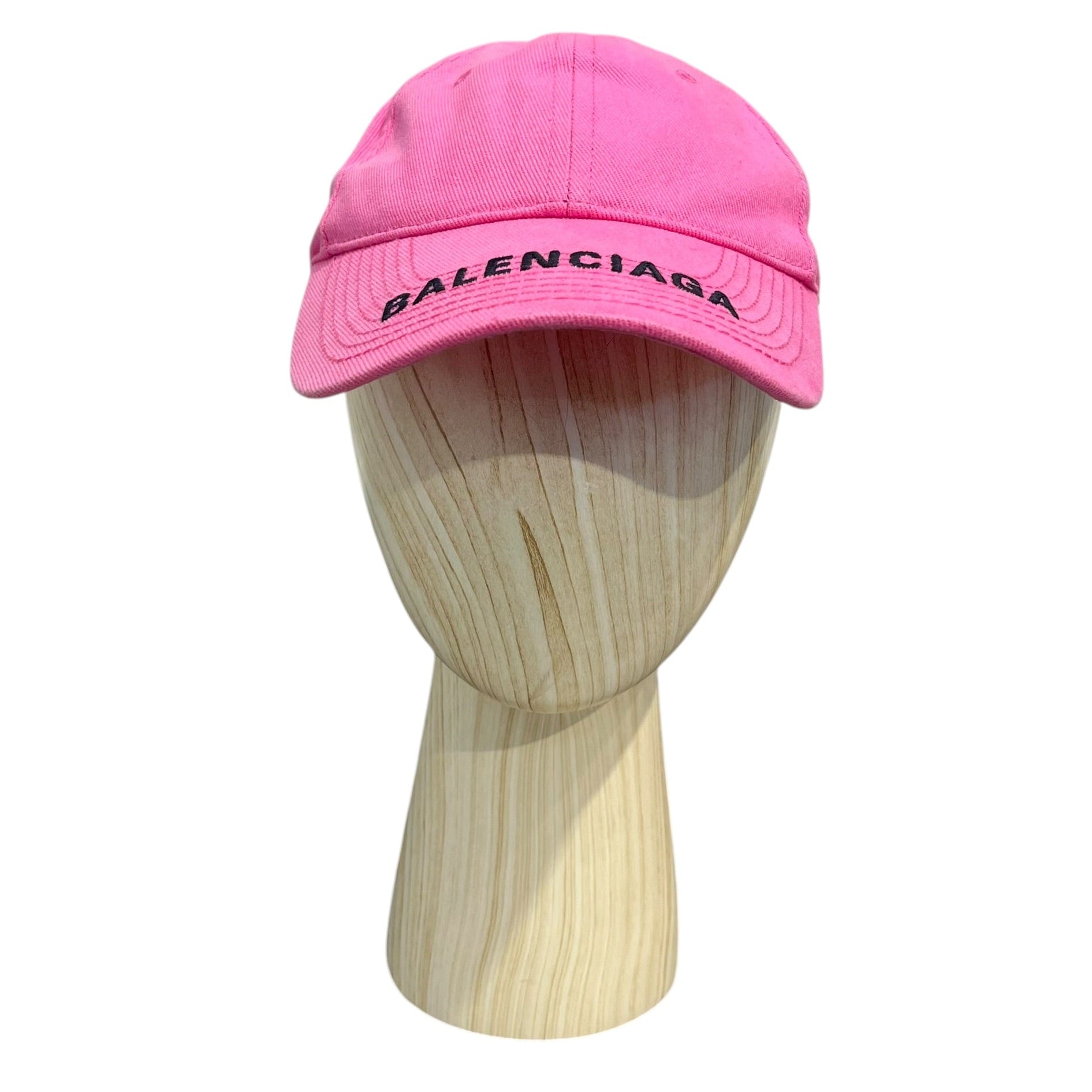 BALENCIAGA/Cap/Cotton/PNK/BLK LOGO view 1