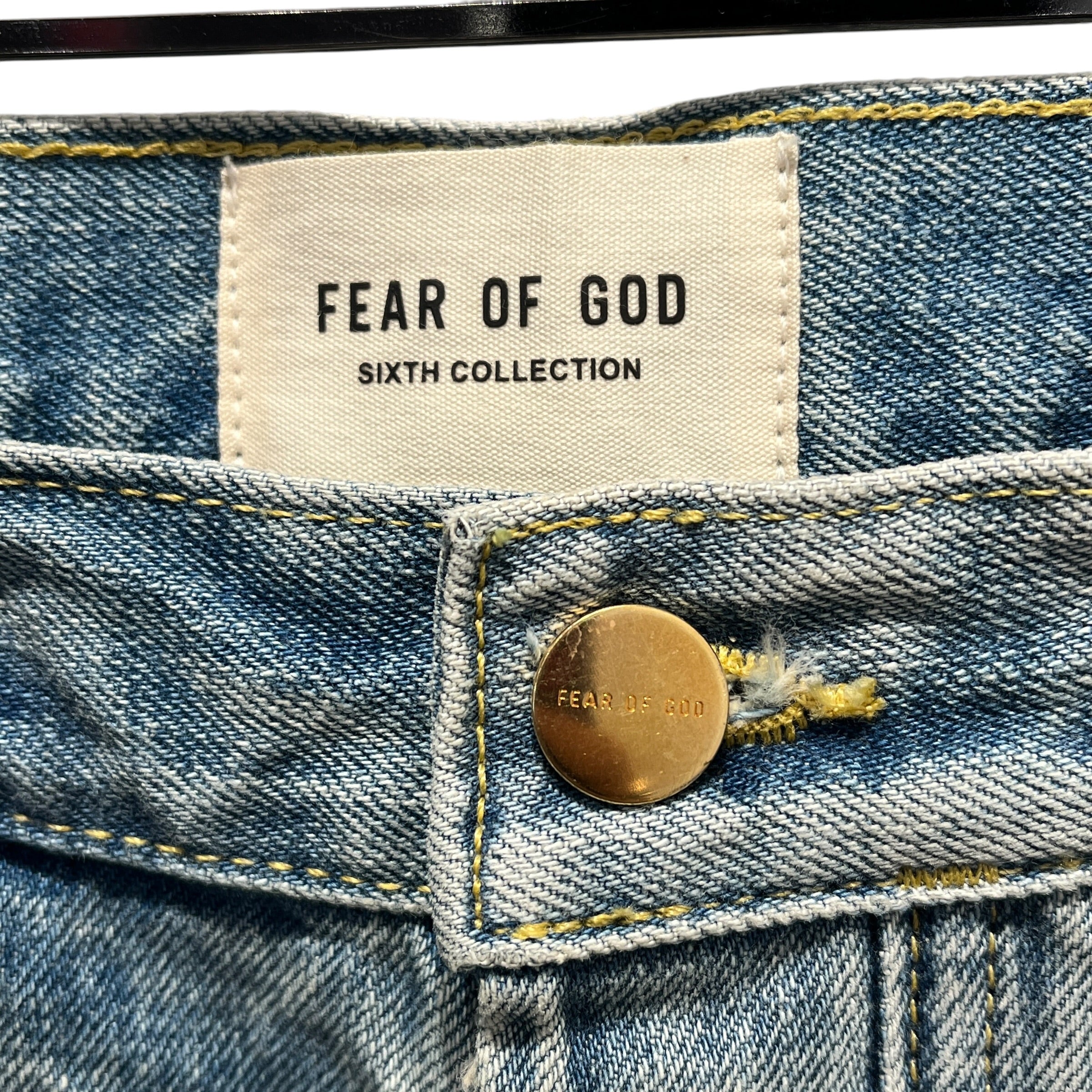 FEAR OF GOD/Straight Pants/29/Denim/BLU/SLIM DOUBLEKNEE BELTED LIGHT view 10