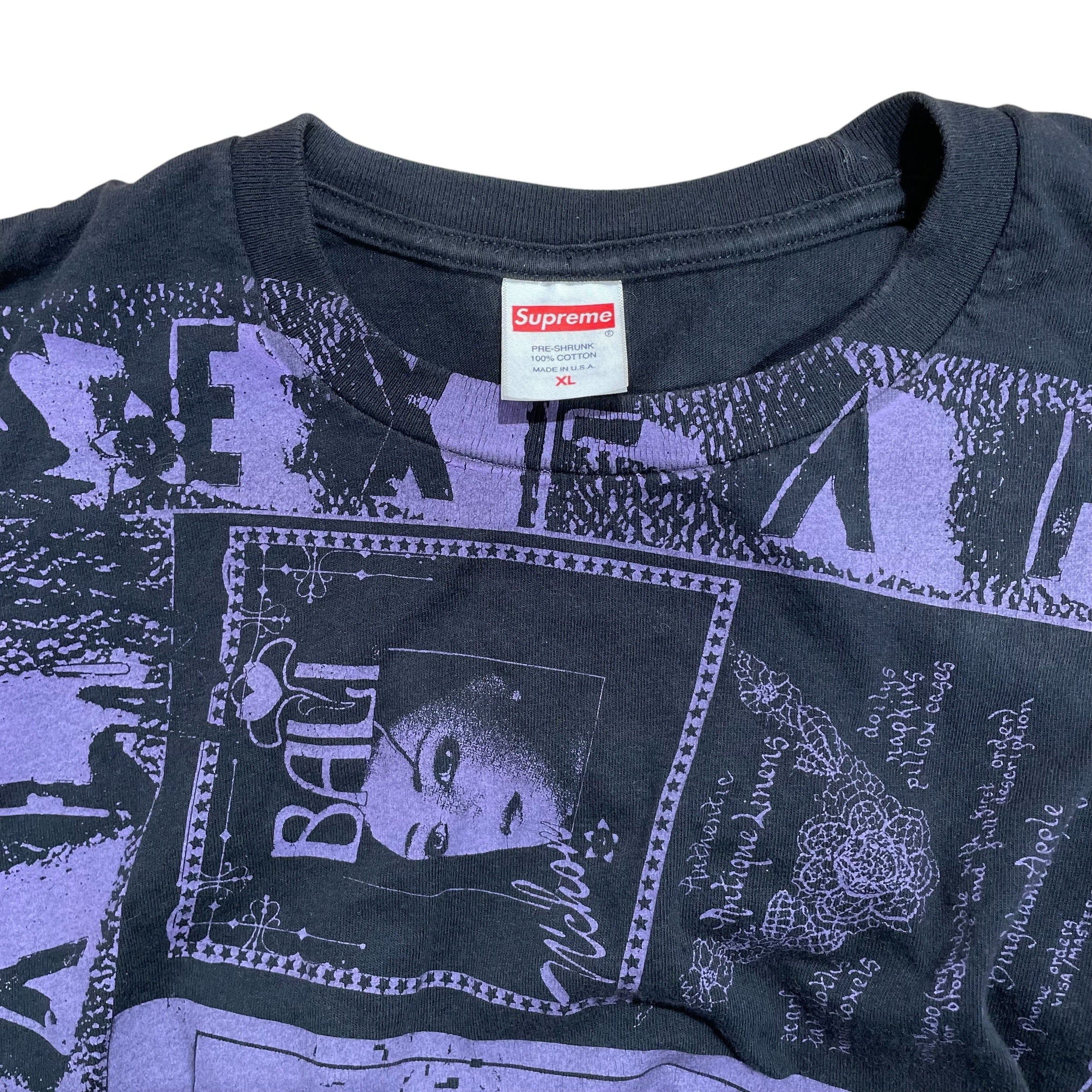 Supreme/T-Shirt/XL/Cotton/BLK/Graphic/Collage Tee view 3