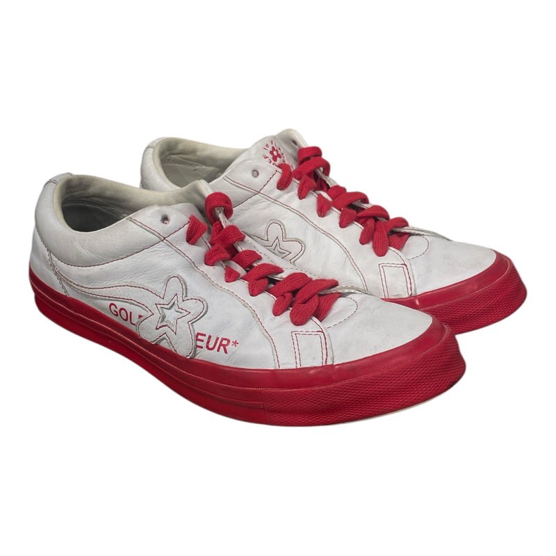 CONVERSE/Low-Sneakers/US 10.5/Leather/WHT/