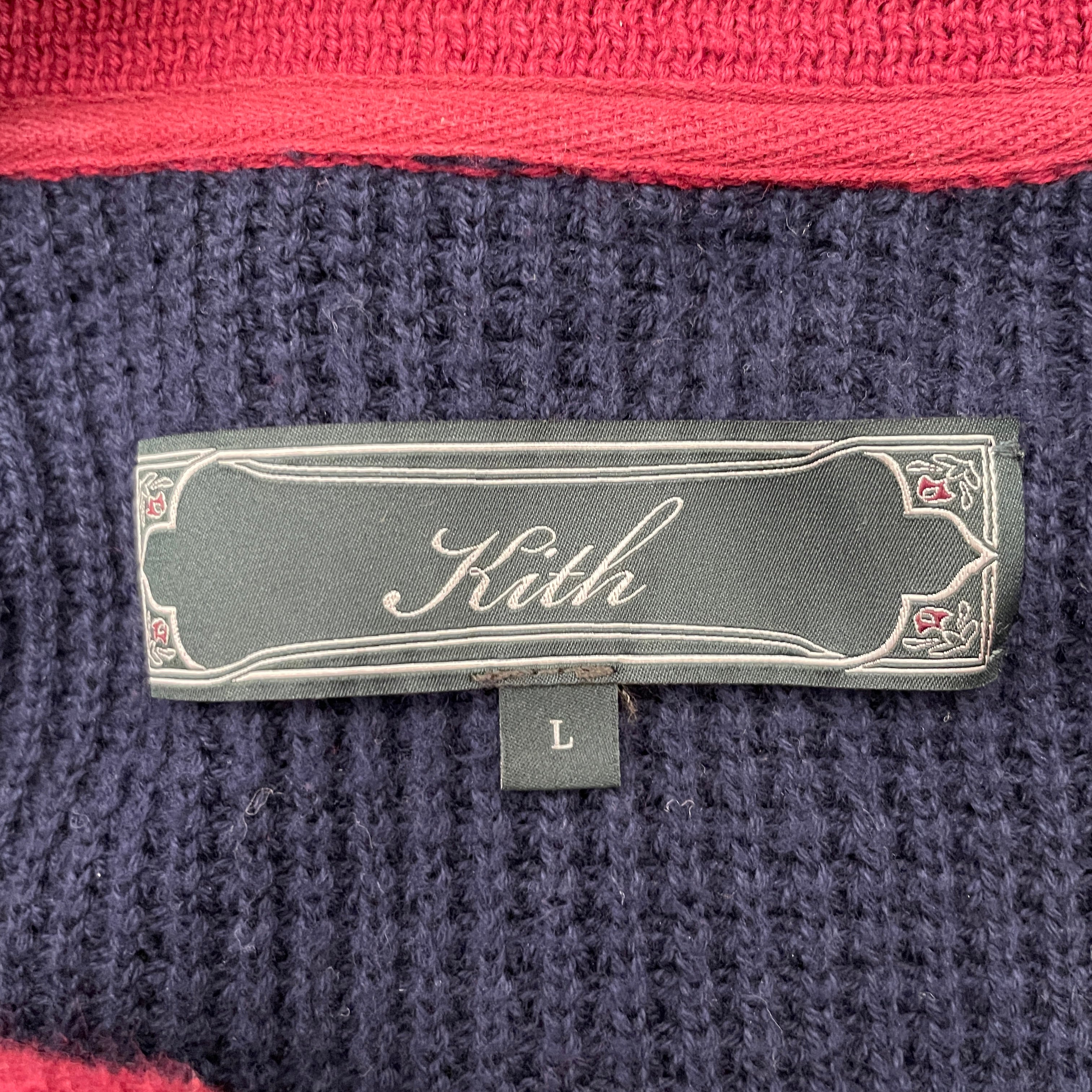 KITH/Tops/L/Stripe/Cotton/MLT/Button up Knit view 3