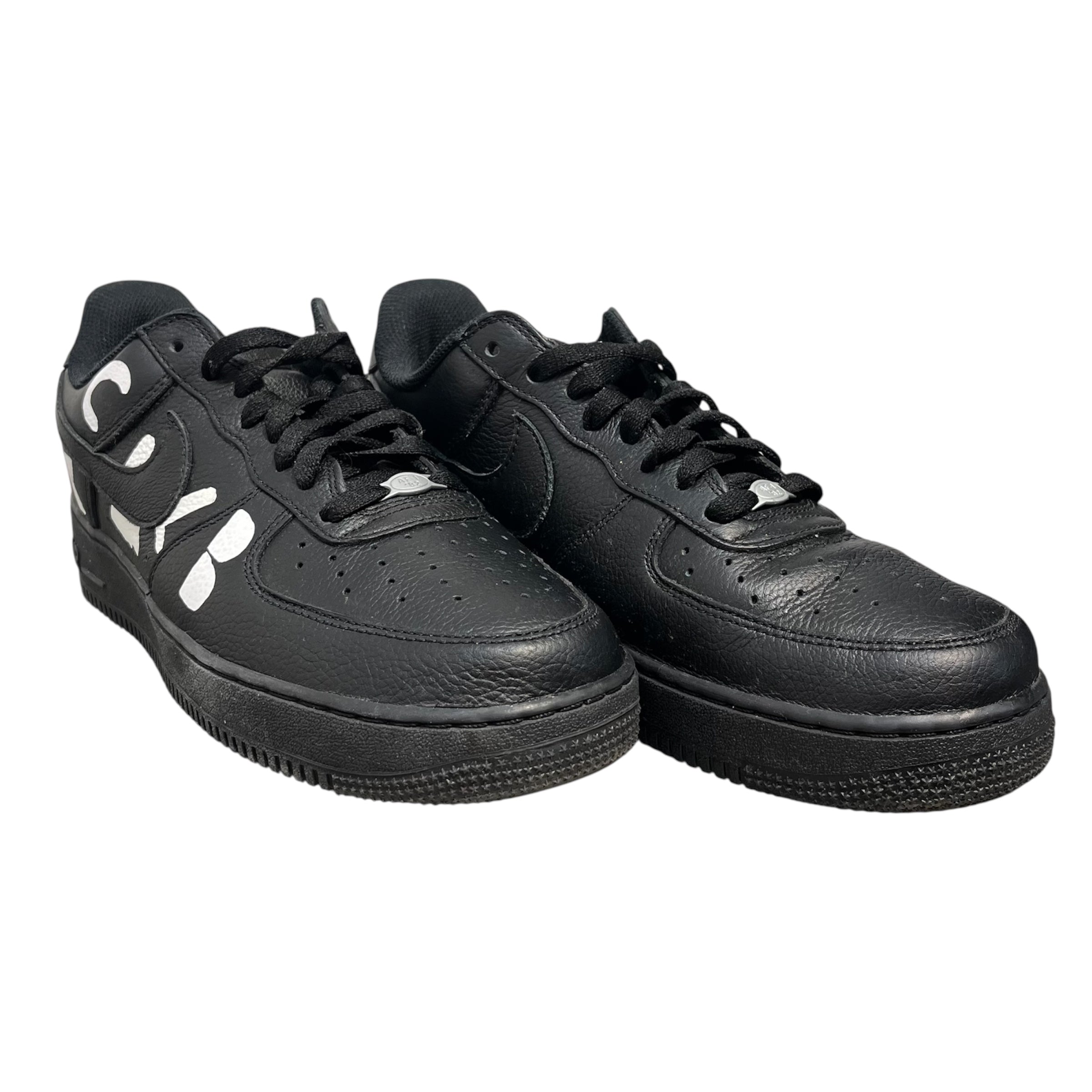 BLACK COMME des GARCONS/NIKE/Low-Sneakers/US 10/Leather/BLK/COLLAB AIR FORCE view 1