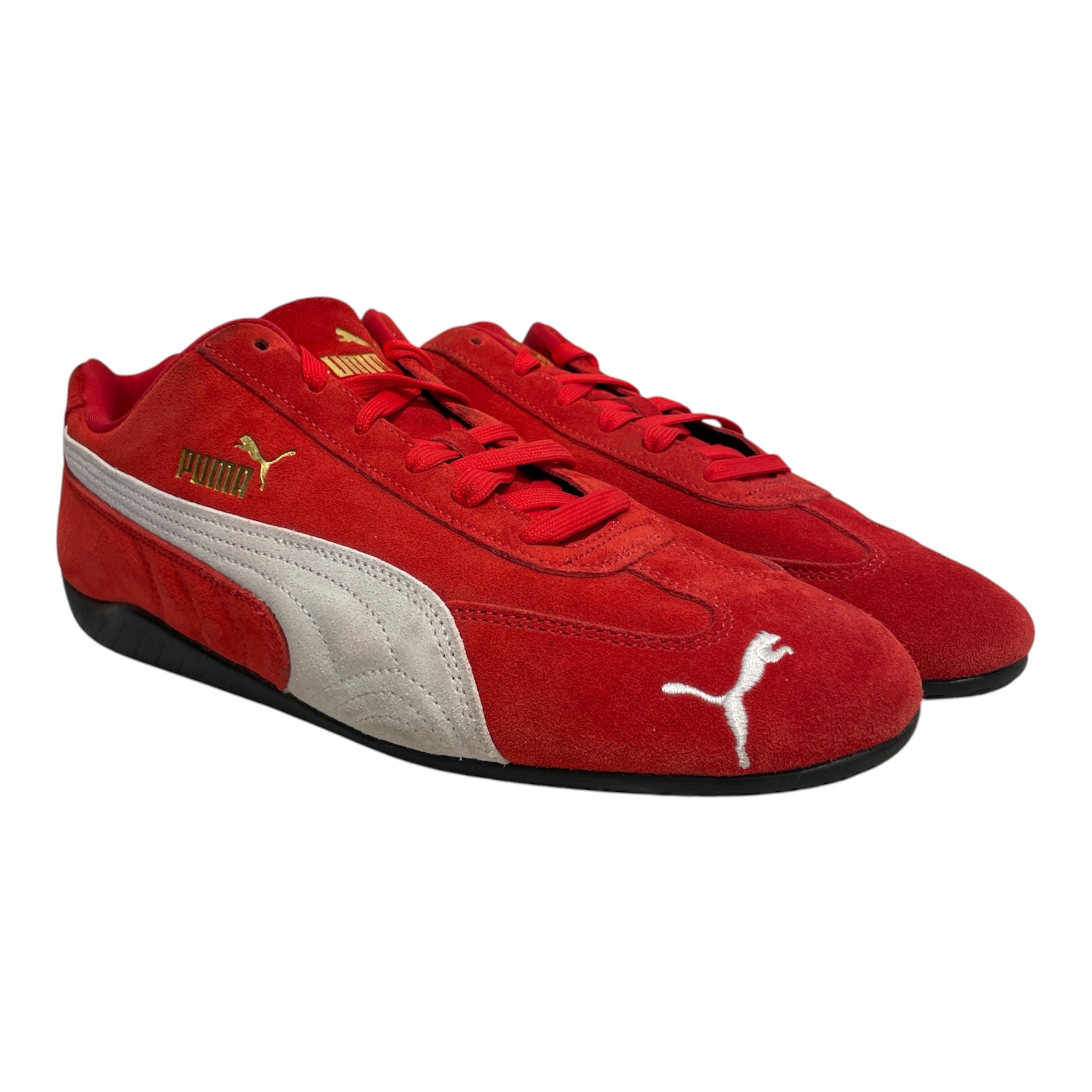 PUMA/Low-Sneakers/US 11/Suede/RED/speedcat og view 1