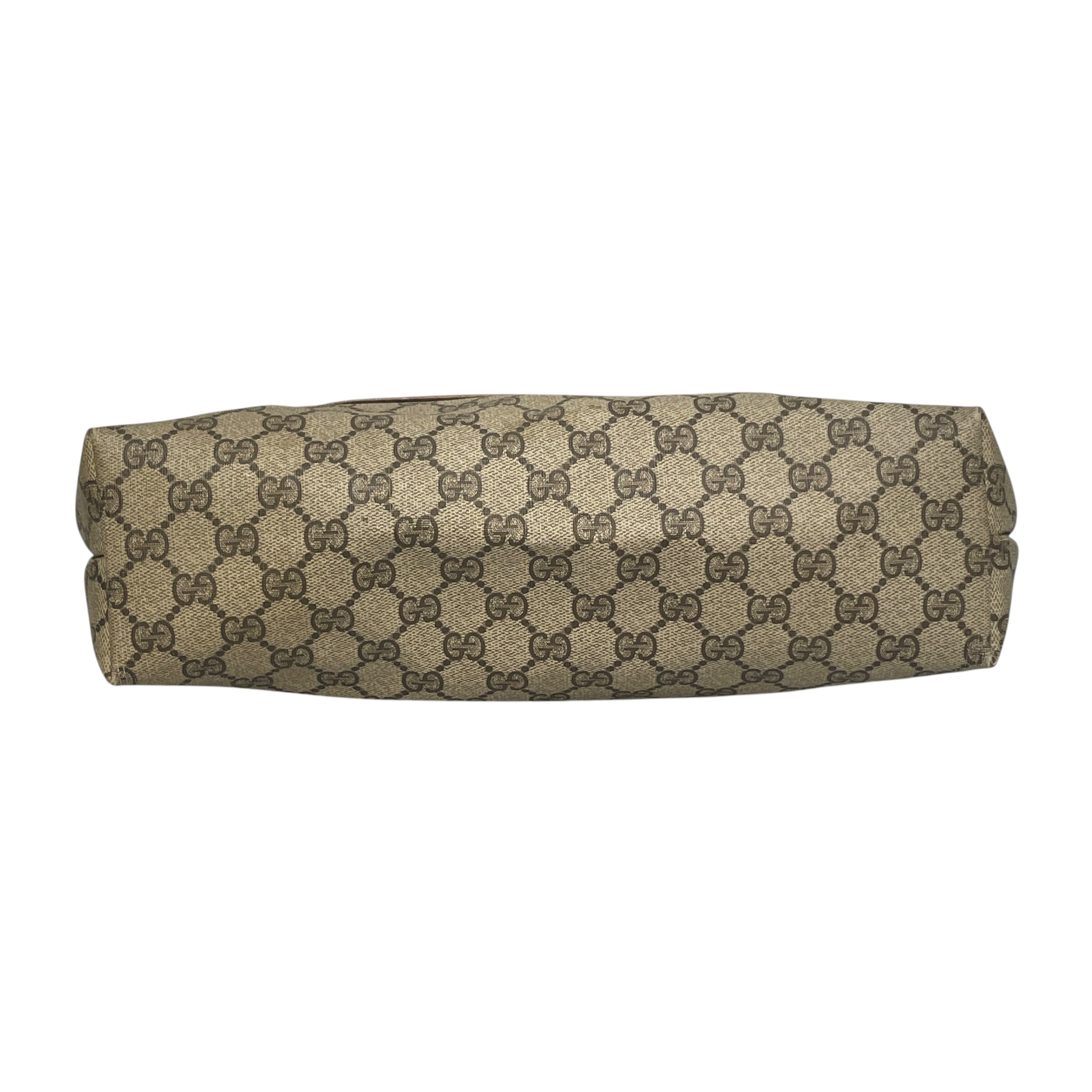 GUCCI/Tote Bag/Monogram/Leather/BRW/GG Supreme Canvas Tote view 3