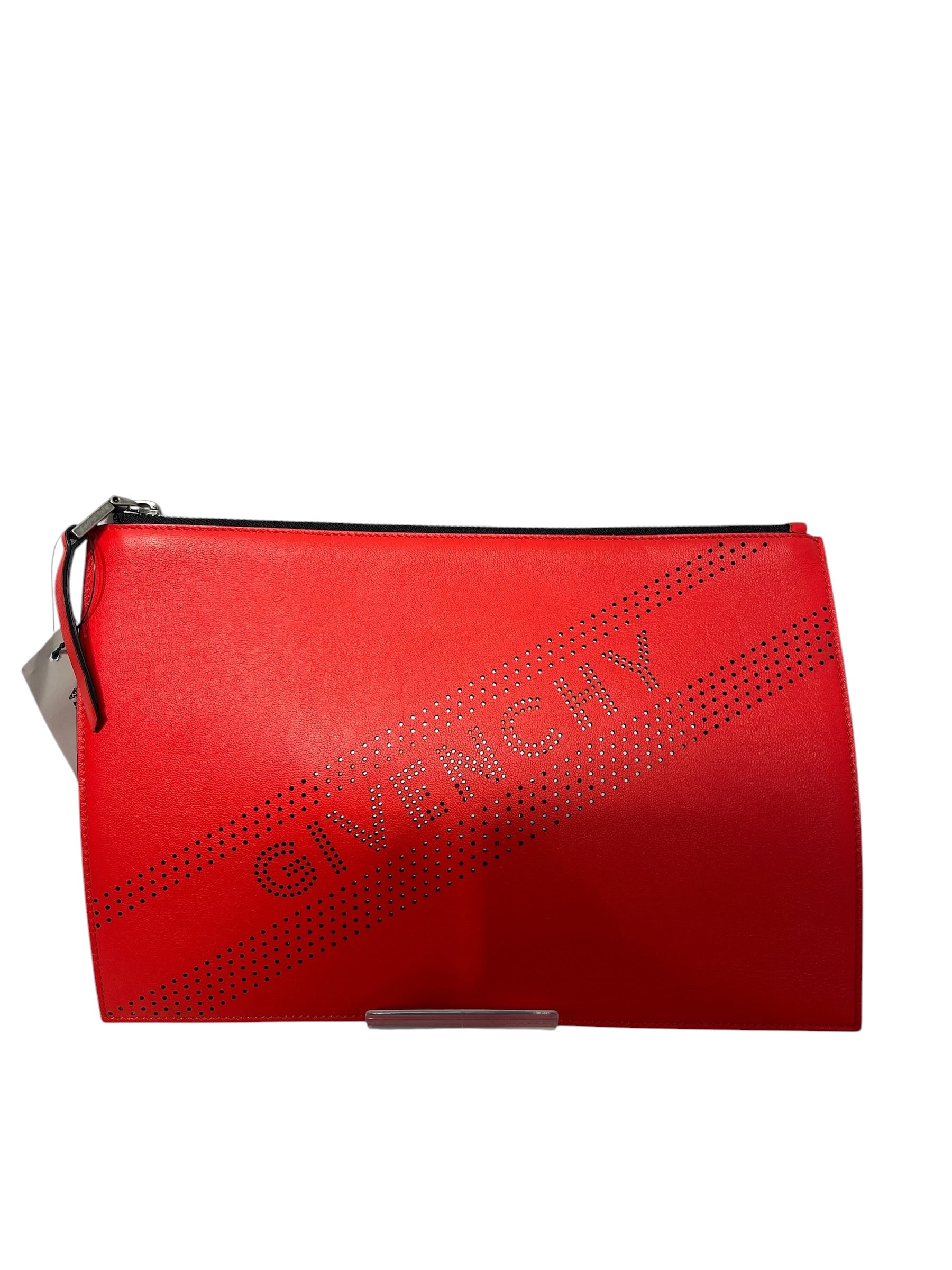 GIVENCHY/Pouch/Leather/ORN/Givenchy emblem pouch view 1