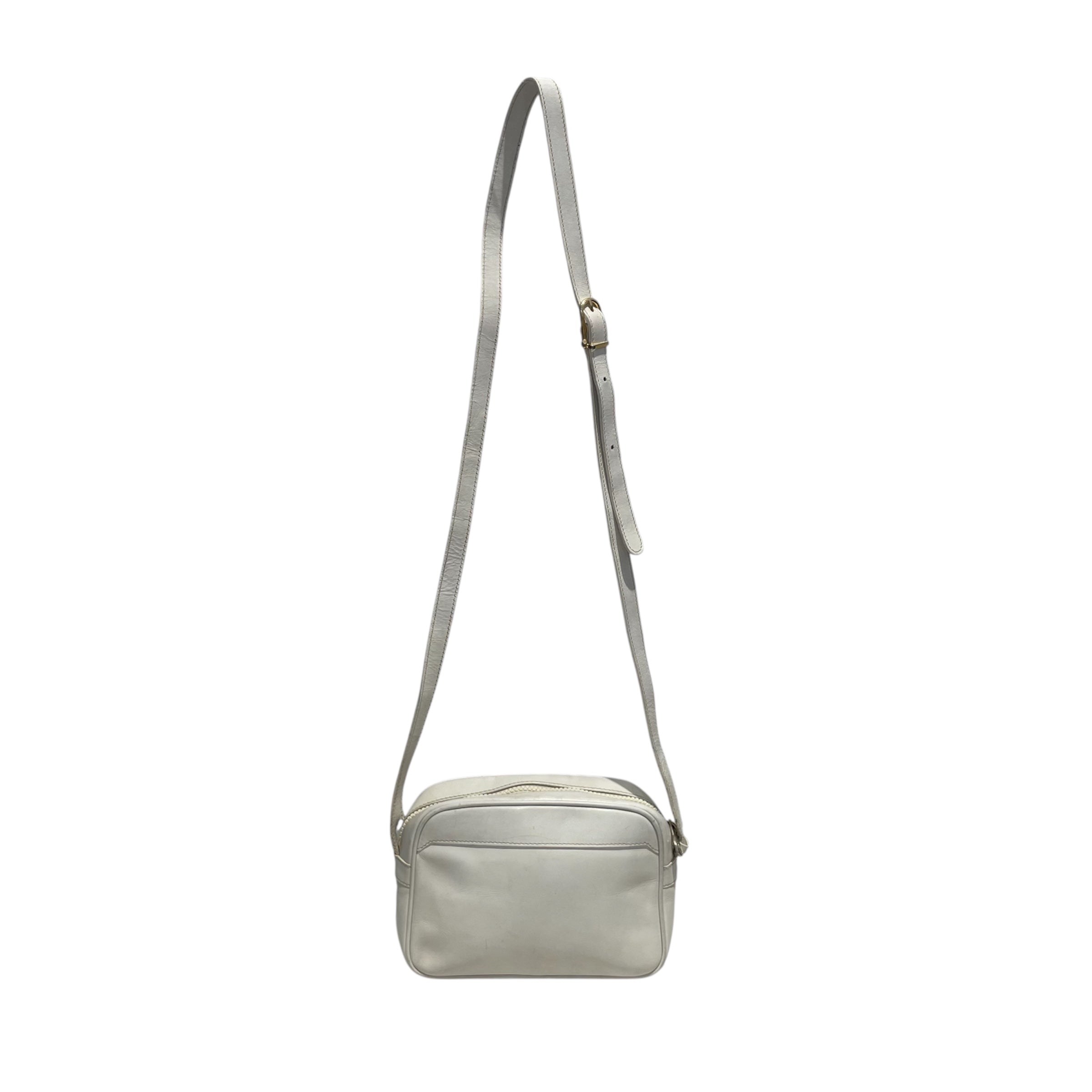 CELINE/Cross Body Bag/Leather/WHT/LEATHER BAG view 2
