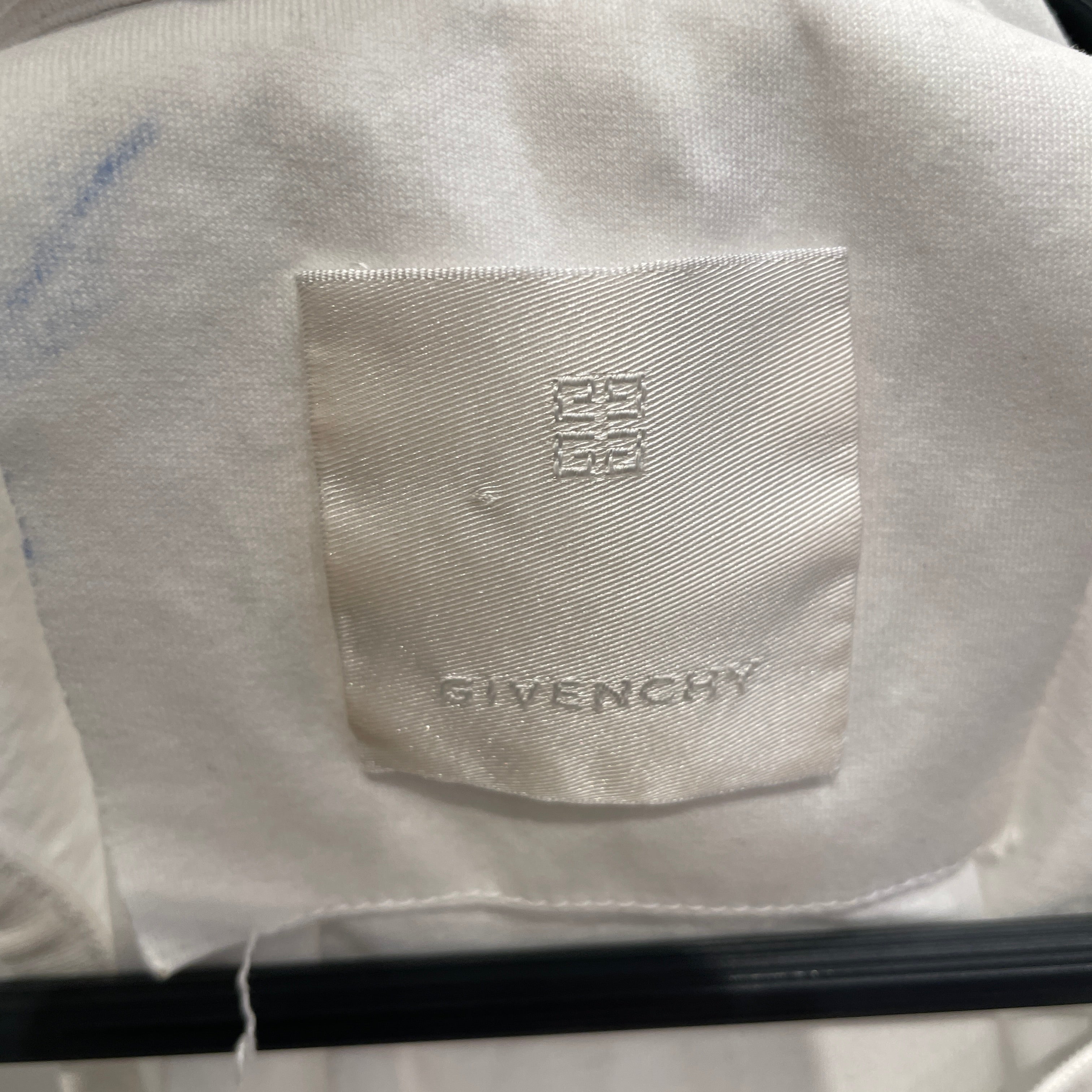 GIVENCHY/Tank Top/S/Cotton/WHT/STRAIT CUT COLLAR view 3