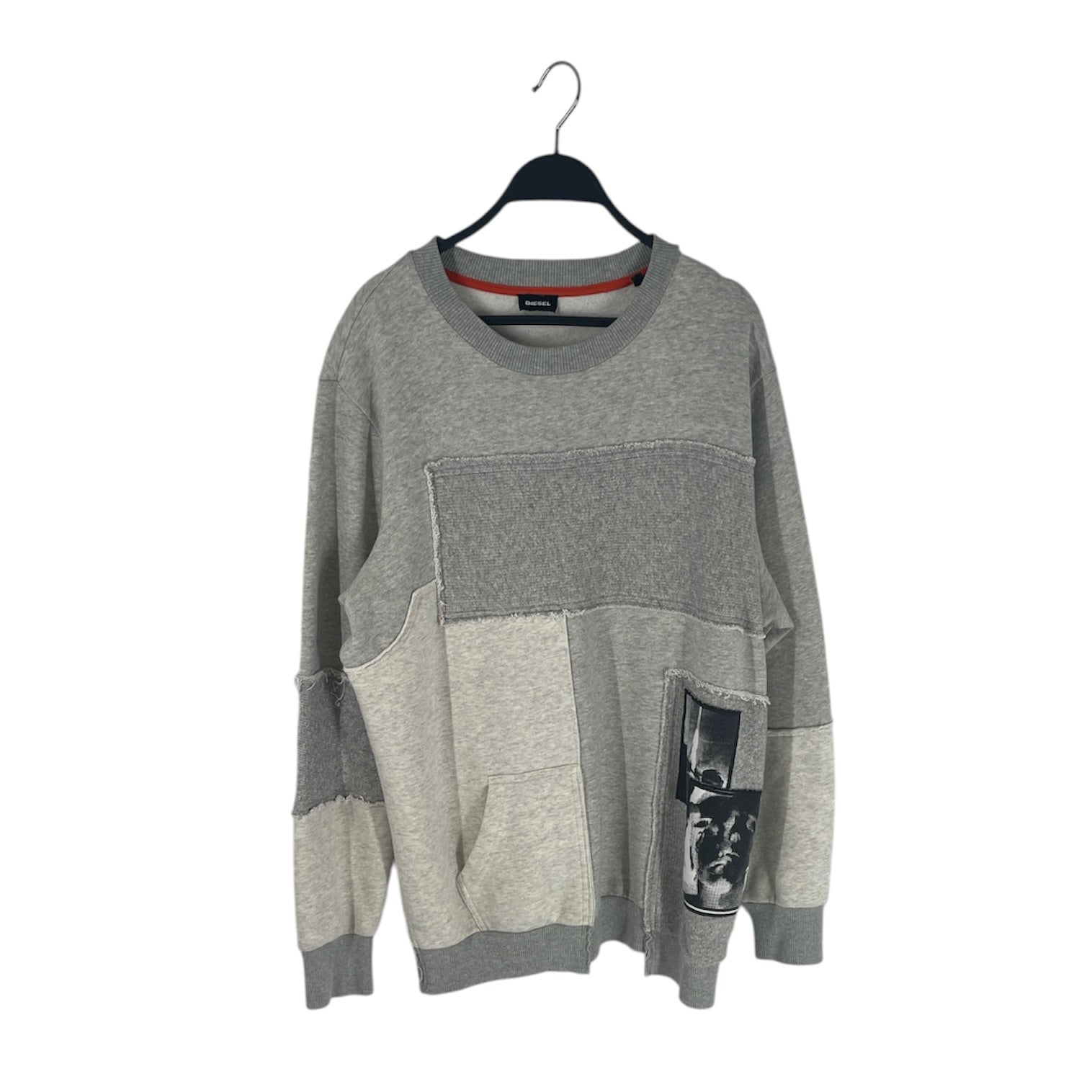 DIESEL/Sweater/M/Cotton/GRY/PATCHWORK view 1