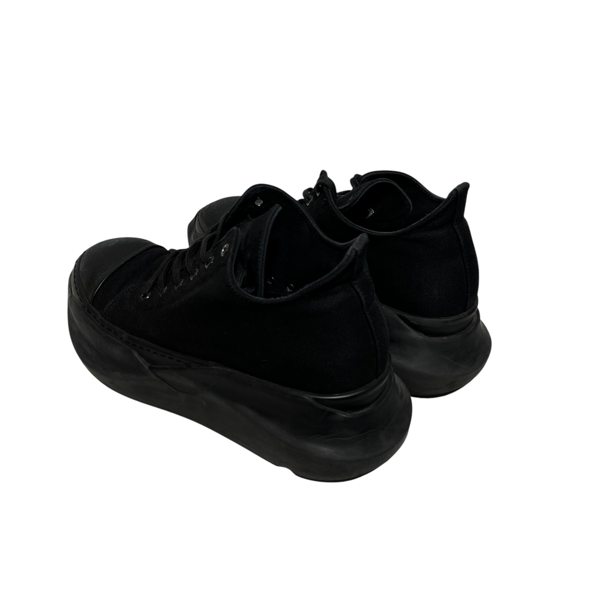 Rick Owens/Low-Sneakers/EU 39/Cotton/BLK/ABSTRACT LOW view 2