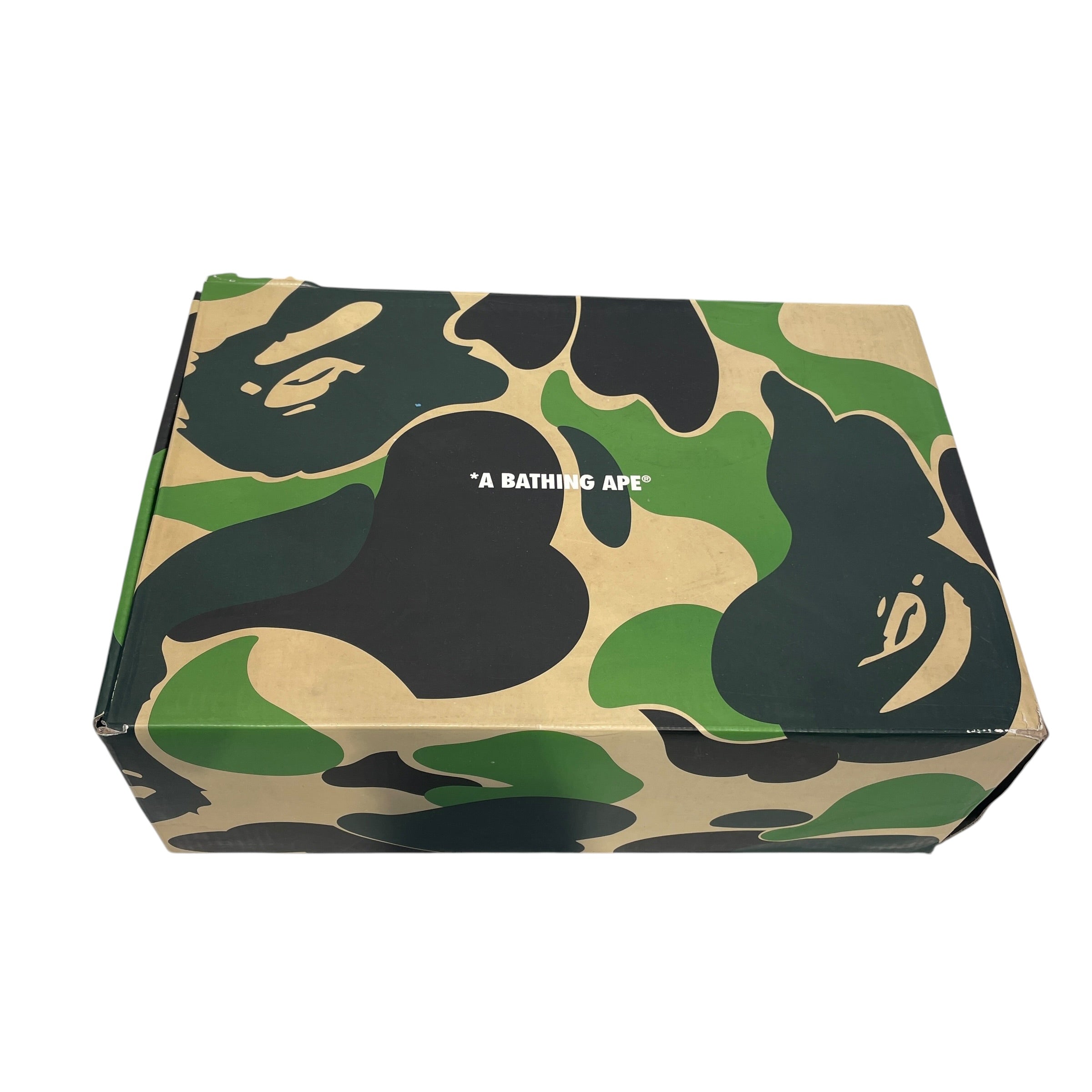 BAPE STA!/Low-Sneakers/US 6.5/All Over Print/Leather/BEG/PAINTSPLATTER view 5