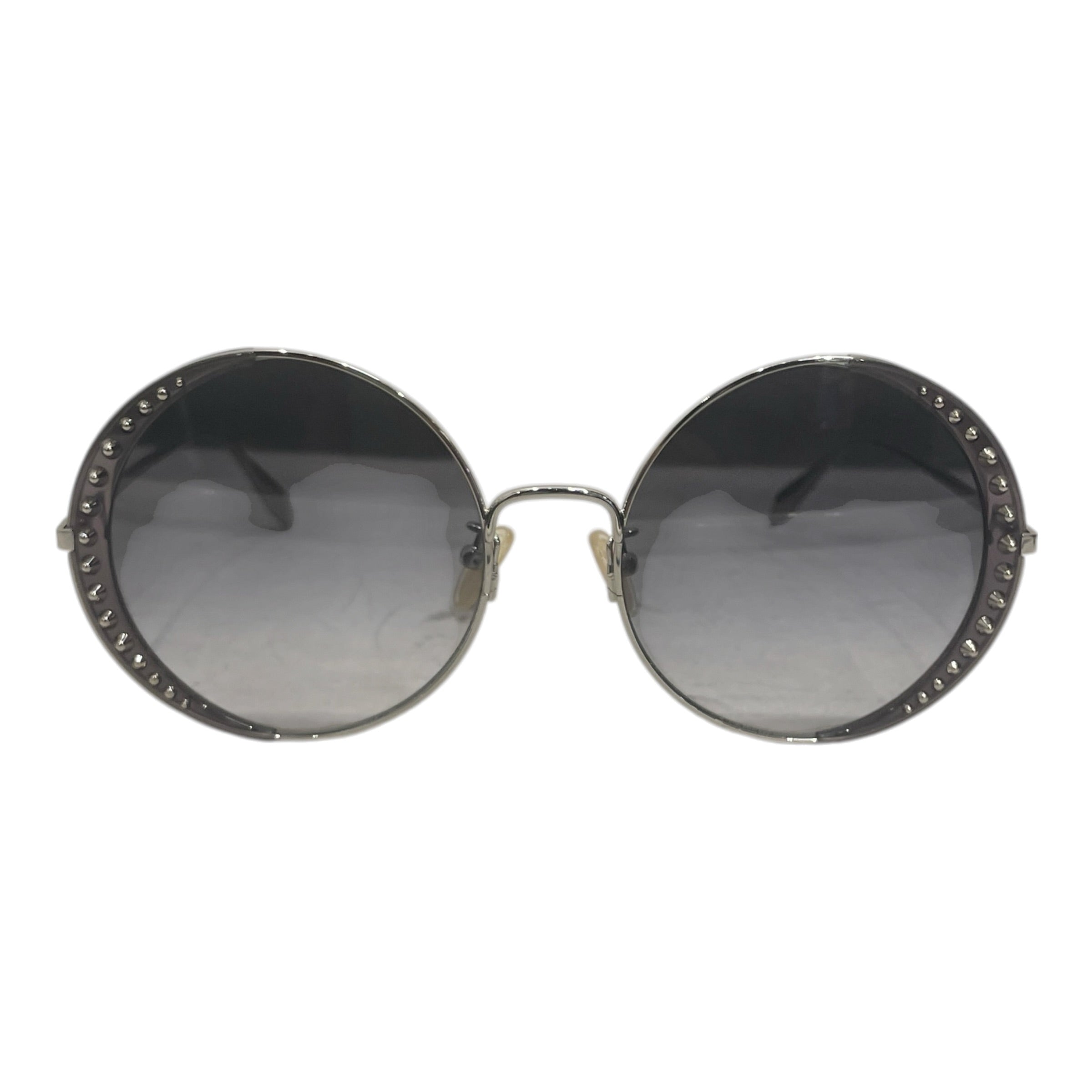 Alexander McQueen/Sunglasses/Metal/SLV/Round/L's/studs AM0311S 001 57 19 145 view 1