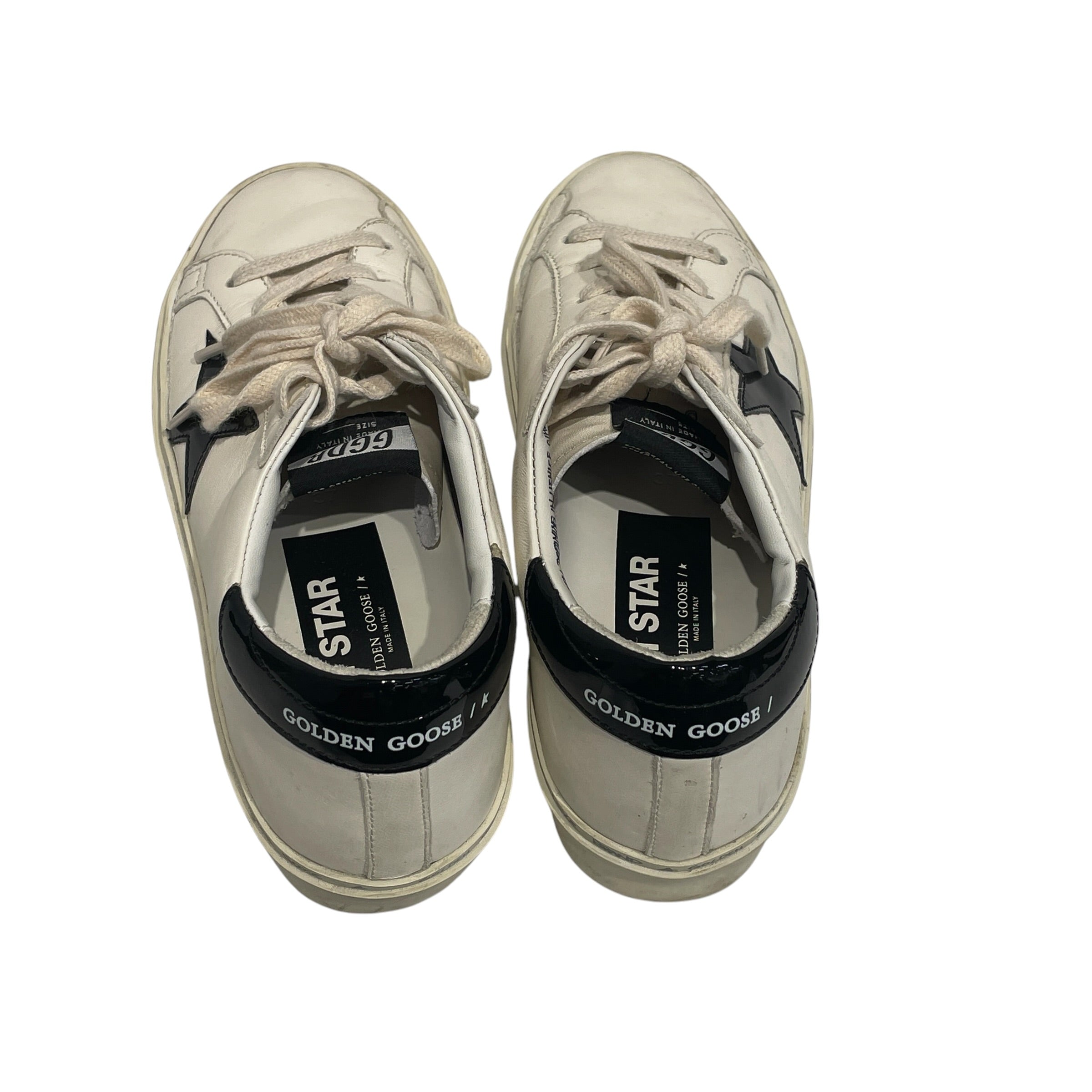 GOLDEN GOOSE/Low-Sneakers/US 6/Leather/WHT/HI Star view 3