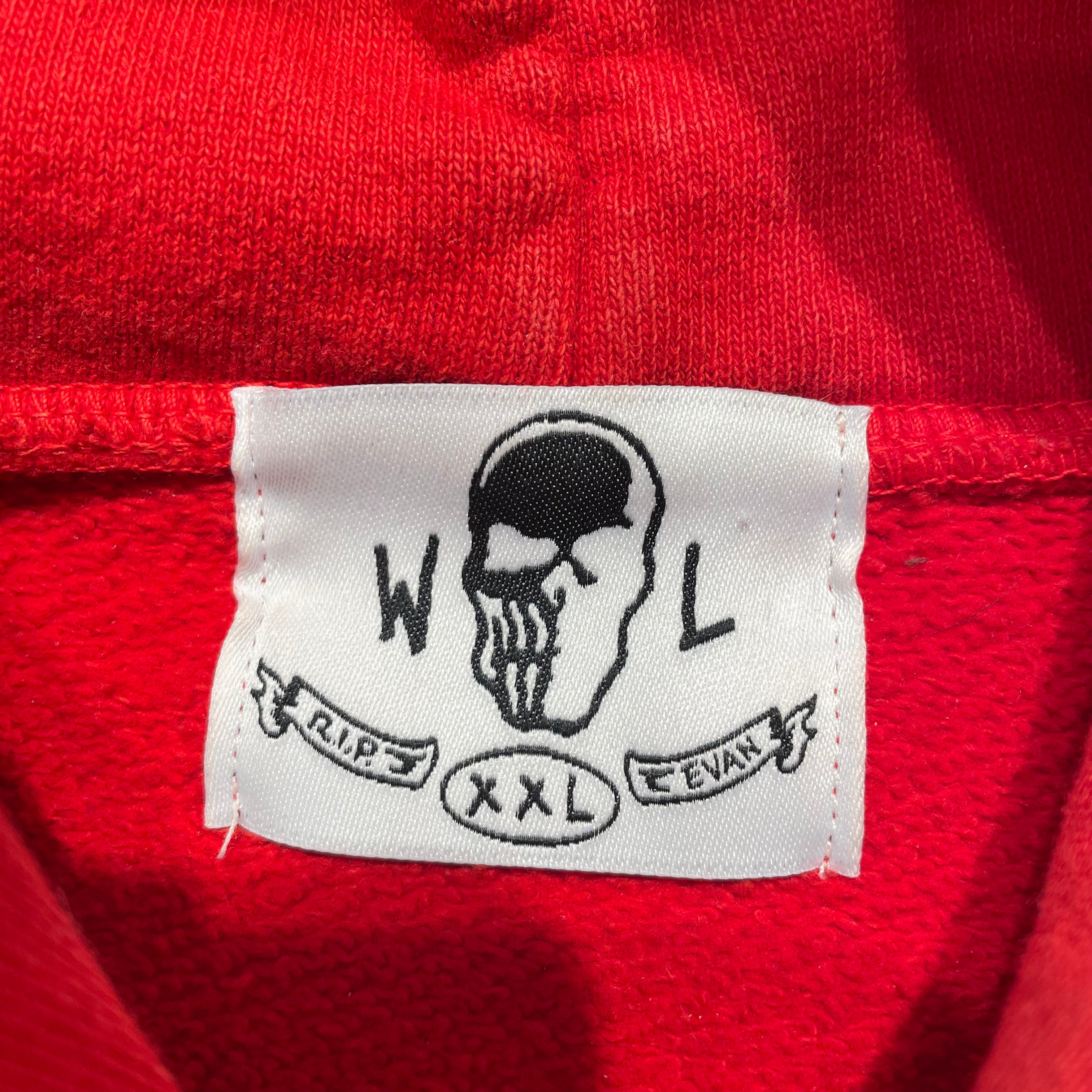 WARREN LOTAS/Hoodie/XXL/Graphic/Cotton/RED/Sturgis Reaper Sunfaded Pullov view 3