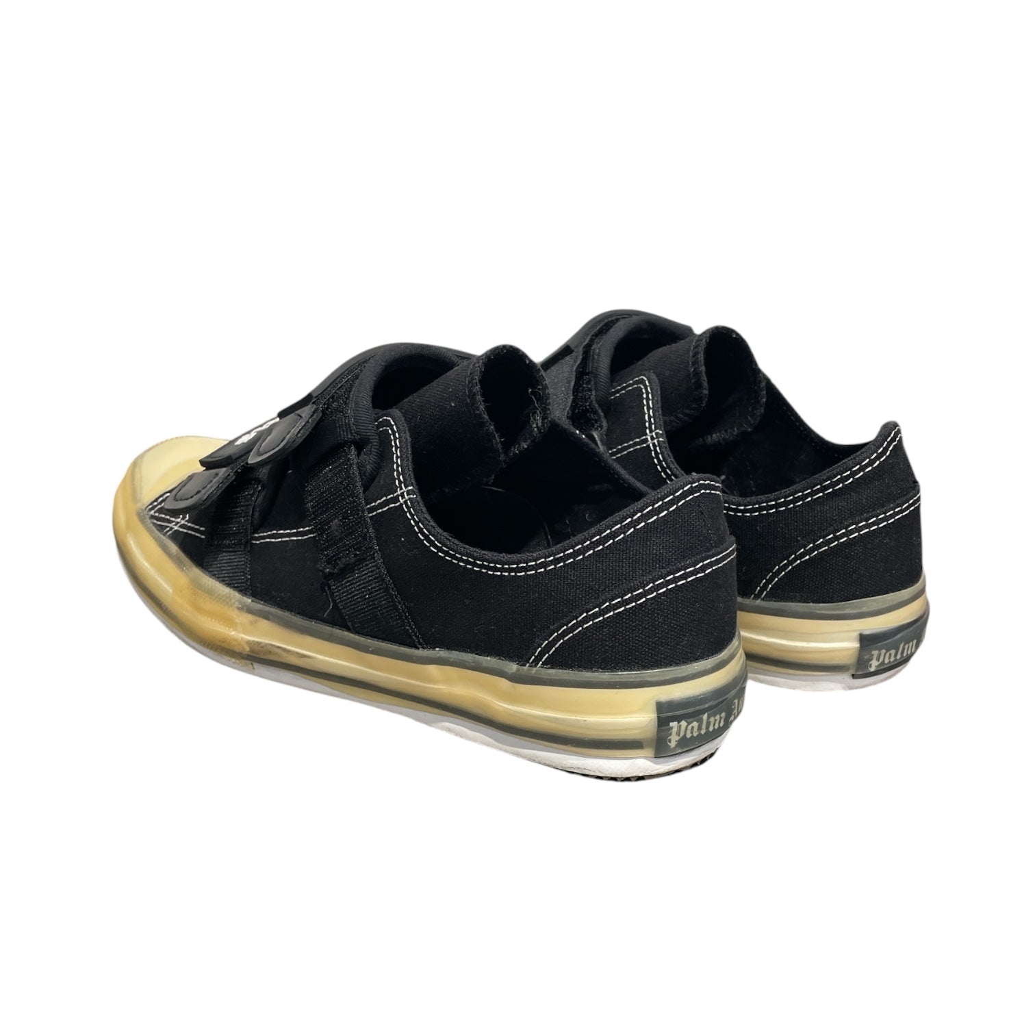 Palm Angels/Low-Sneakers/US 8/Cotton/BLK/Black Velcro Vulcanized Shoes view 2
