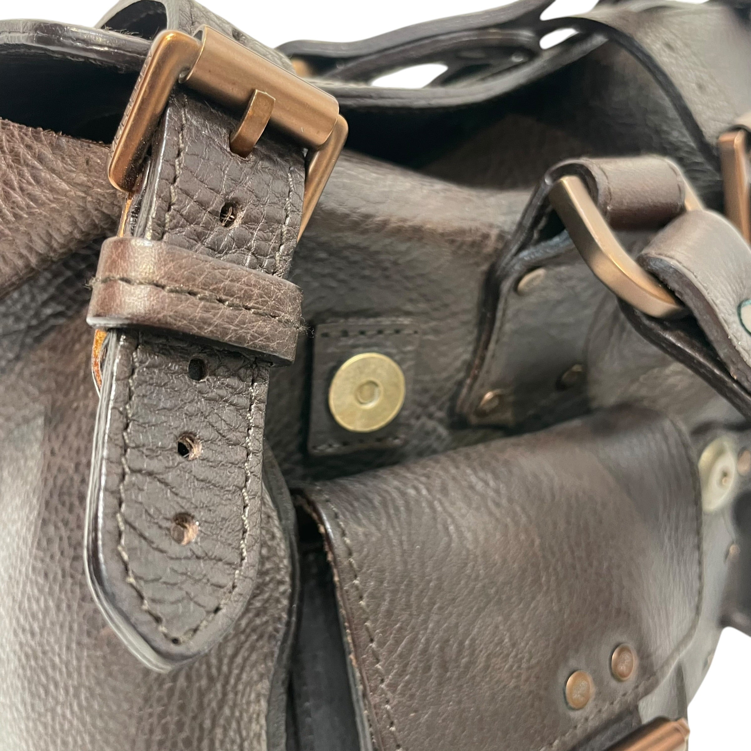 MULBERRY/Cross Body Bag/Leather/BRW/roxanne satchel view 6