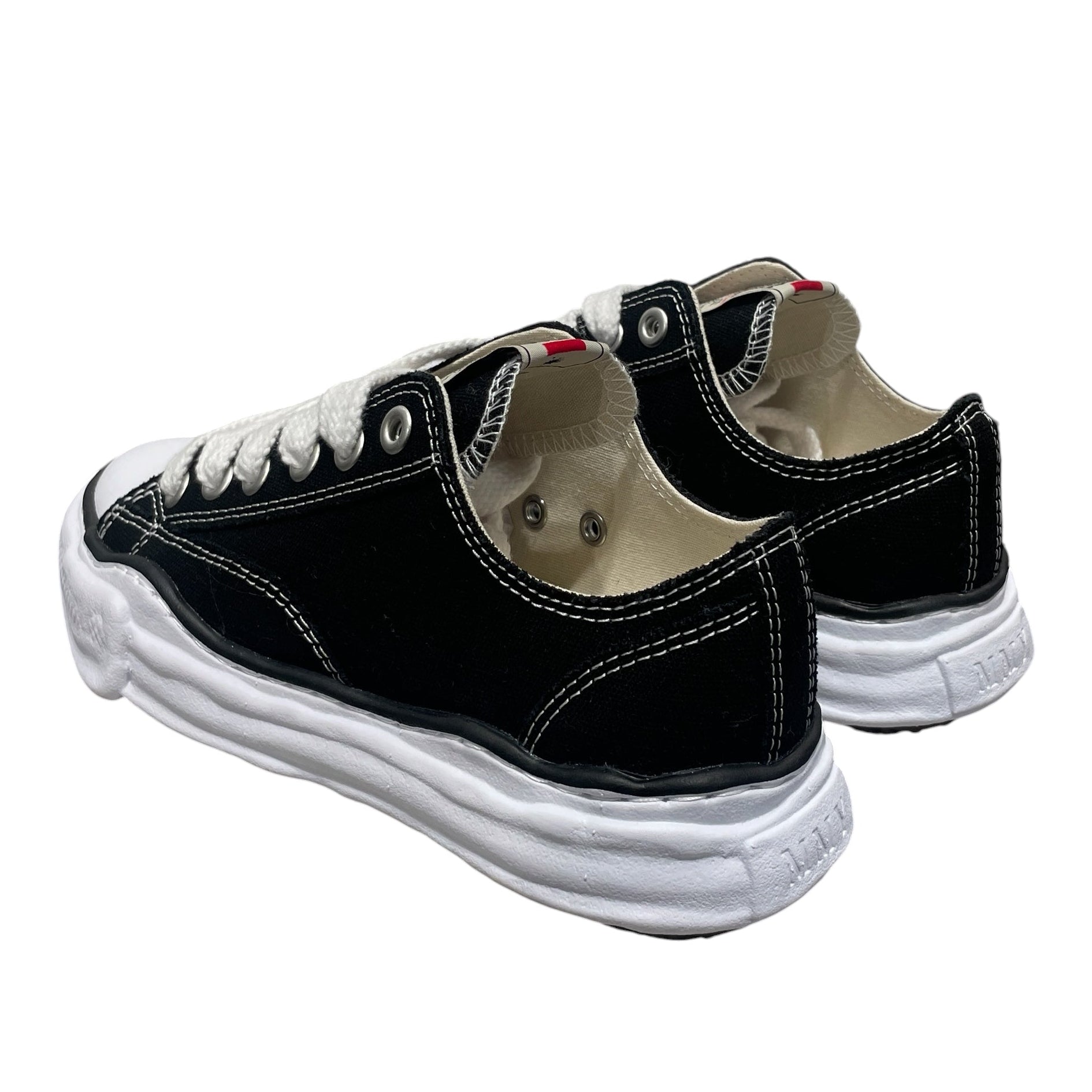 MIHARA YASUHIRO/Low-Sneakers/EU 38/Cotton/BLK/ view 2