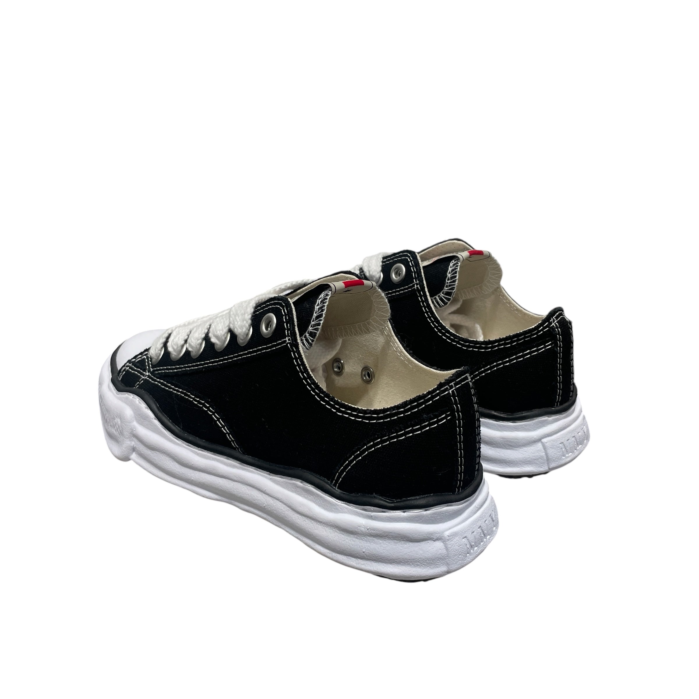 MIHARA YASUHIRO/Low-Sneakers/EU 38/Cotton/BLK/ view 2