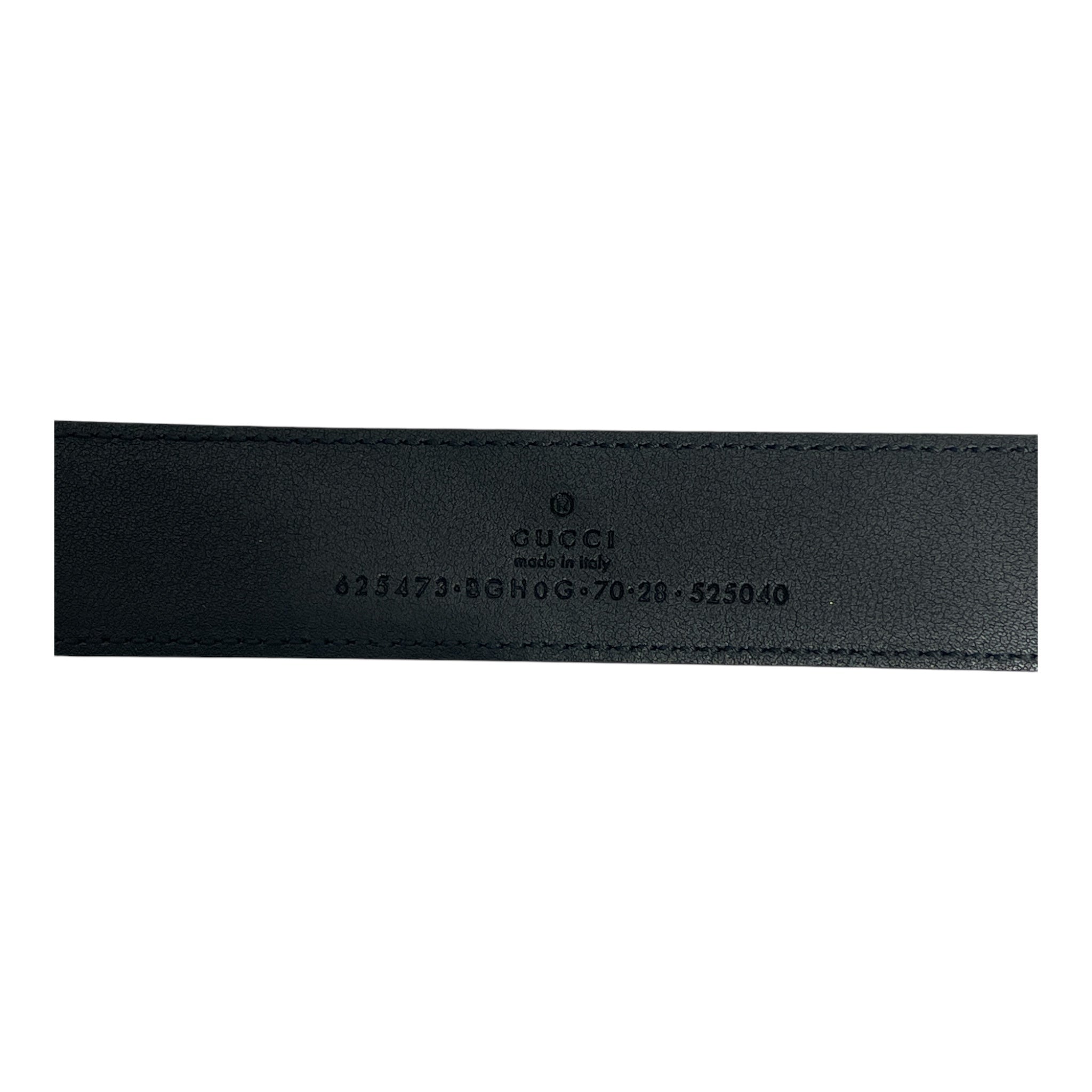 GUCCI/Belt/Leather/BLK/L's/Block Buckle Belt view 3