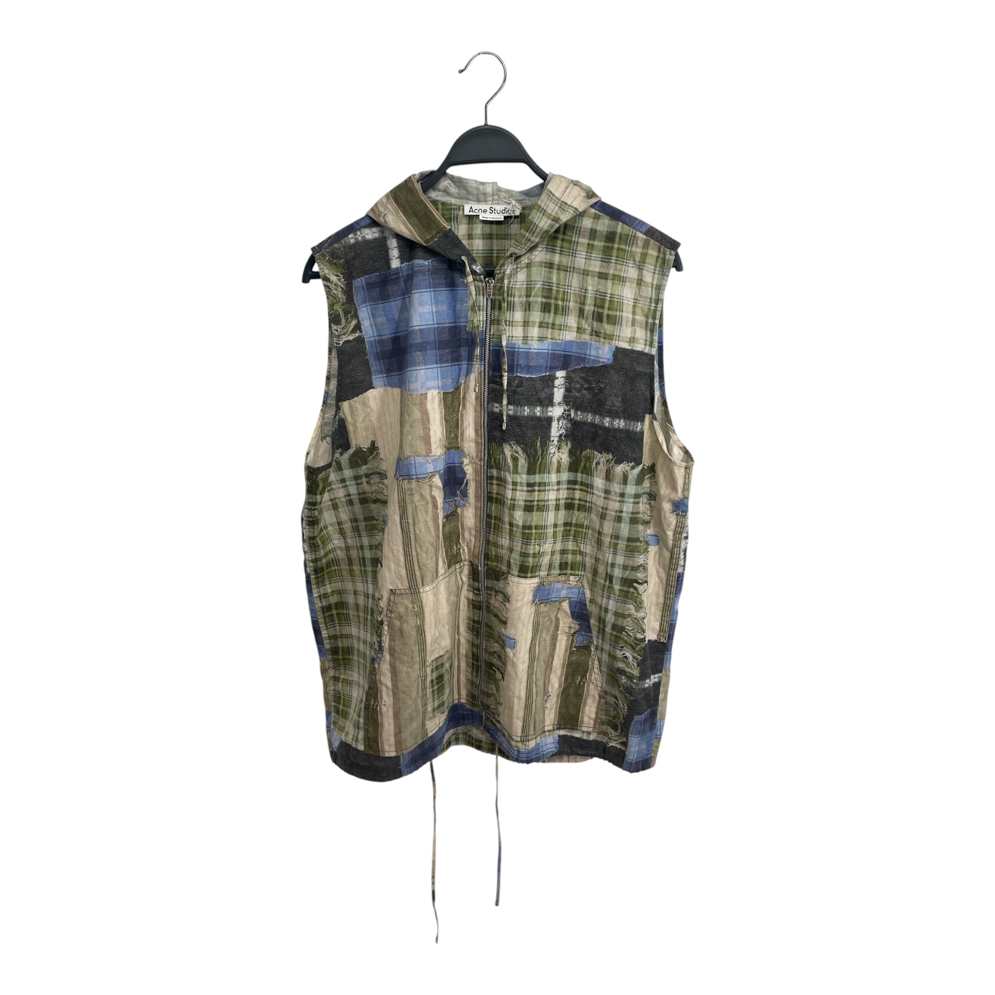 Acne Studios/Vest/44/Cotton/MLT/PRINT HOODED GILET view 1