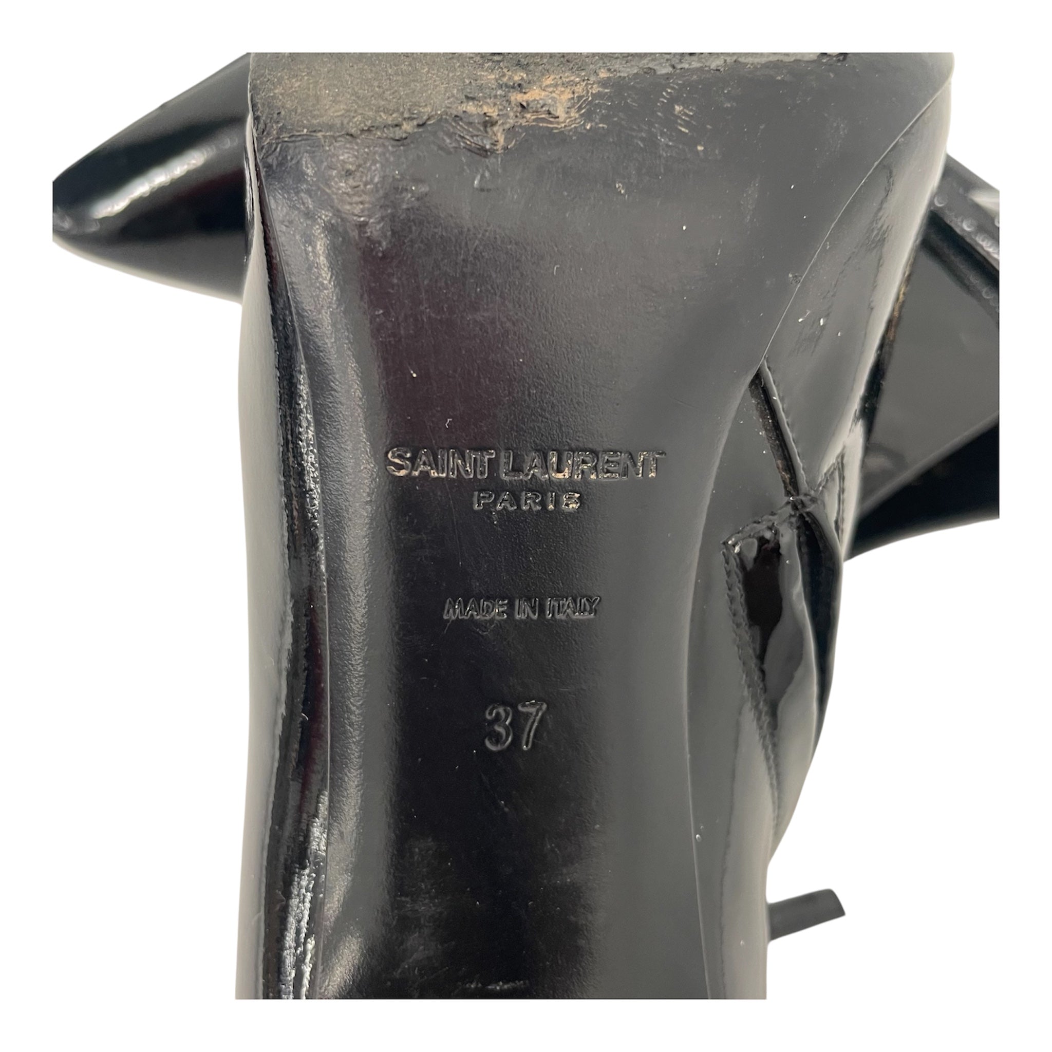 YVES SAINT LAURENT/Heels/US 6/BLK/PATENTLEATHER view 5