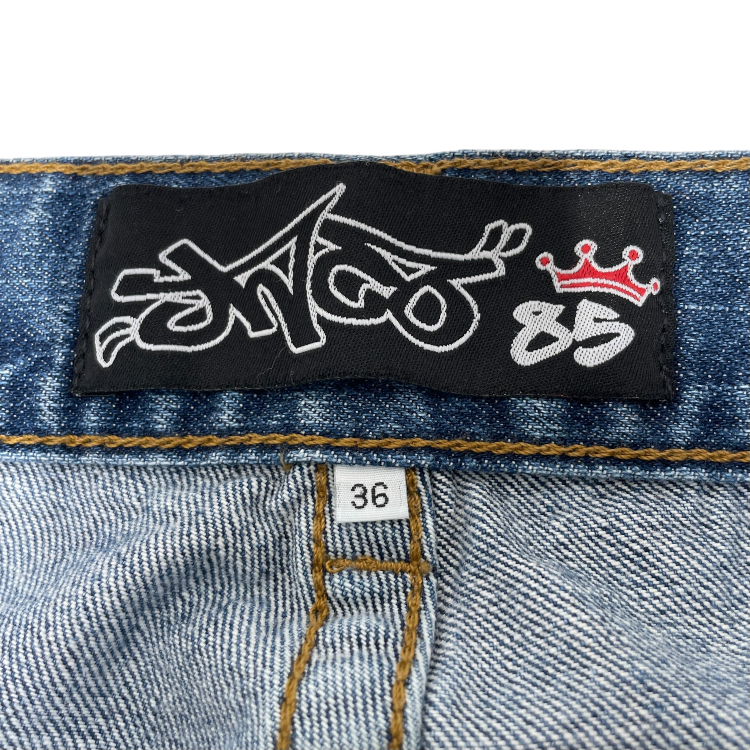 JNCO/Straight Pants/36/Denim/IDG/Graphic/MAMMOTH WIDE LEG view 3