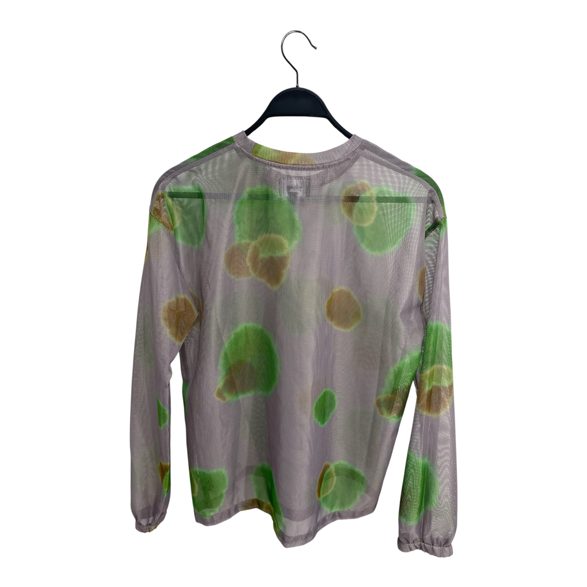 STUSSY/LS T-Shirt/S/Polyester/PPL/All Over Print/GREEN ORBS MESH LS view 2