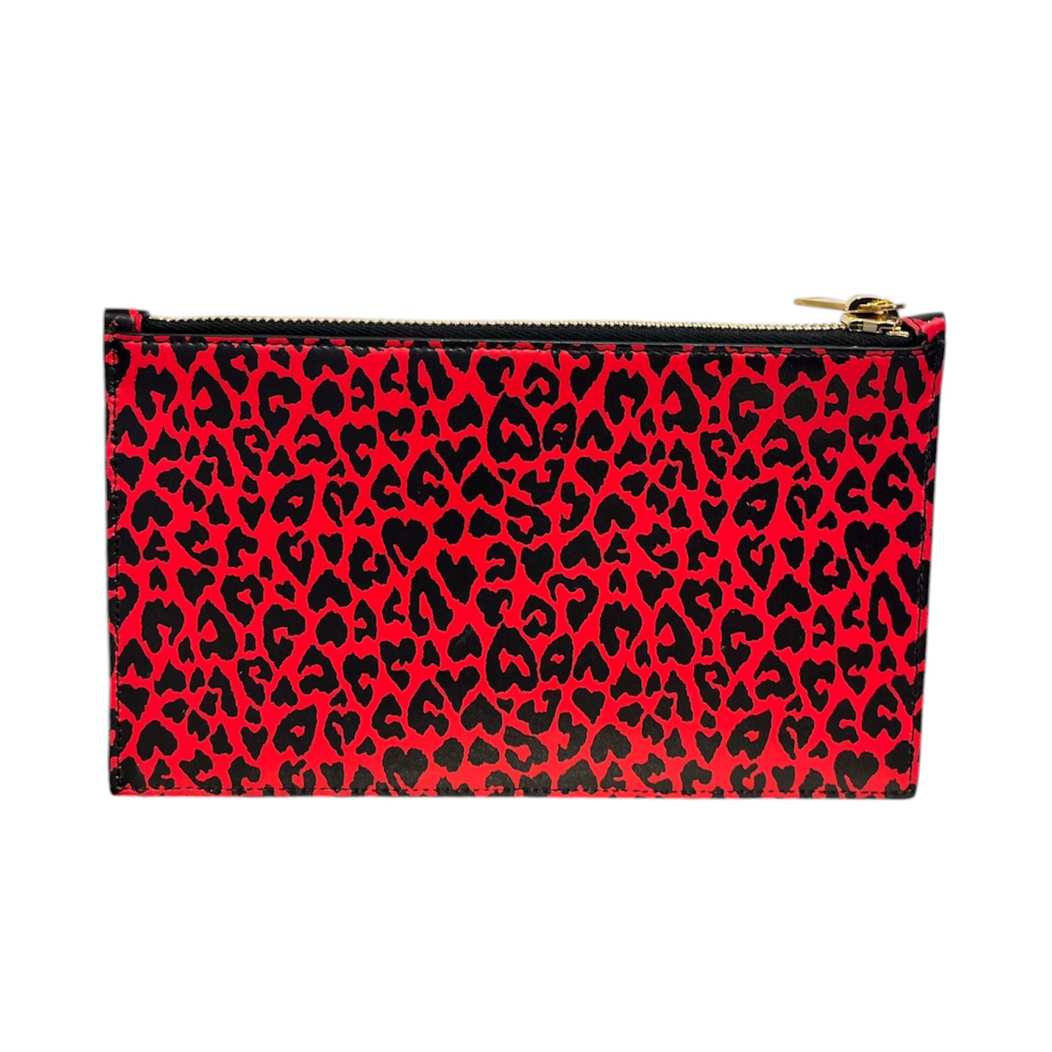 SAINT LAURENT/Clutch Bag/Leopard/Leather/RED/red leopard print clutch view 2