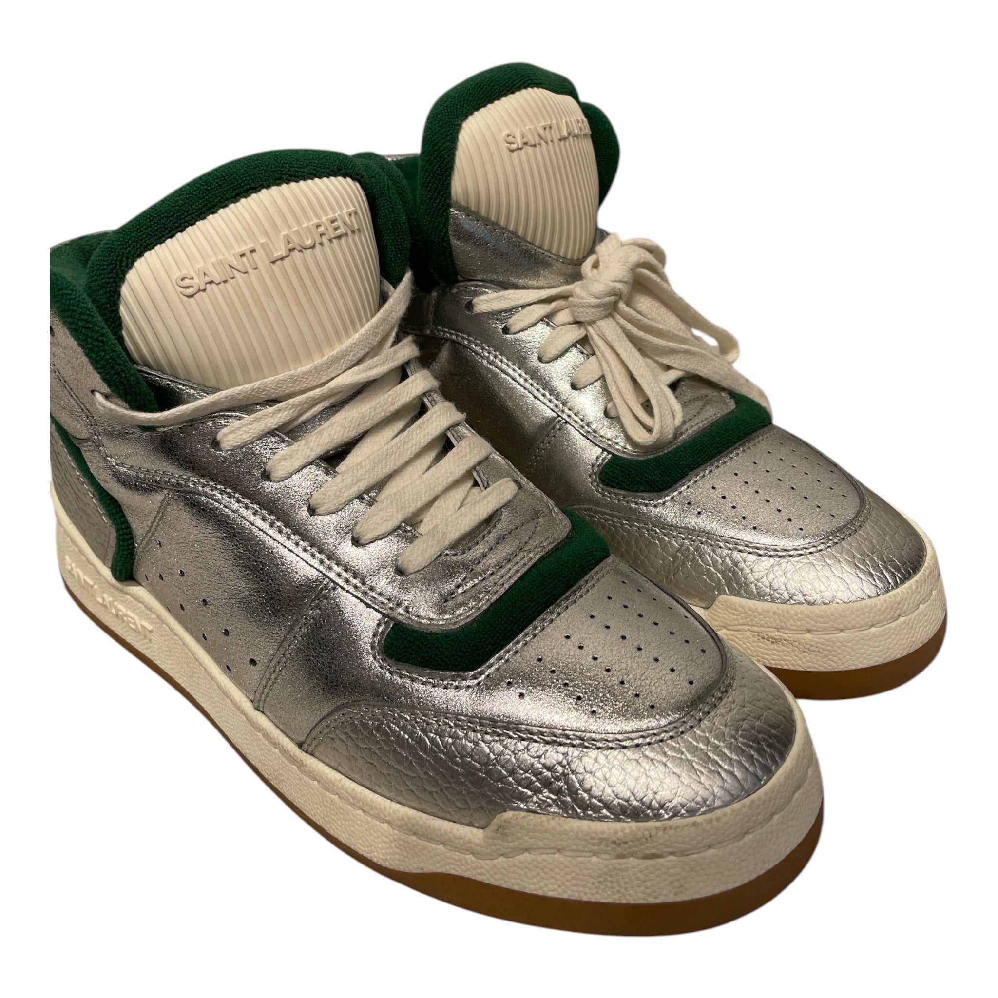 YVES SAINT LAURENT/Hi-Sneakers/EU 41/SLV/SL80 HGHTOP view 1