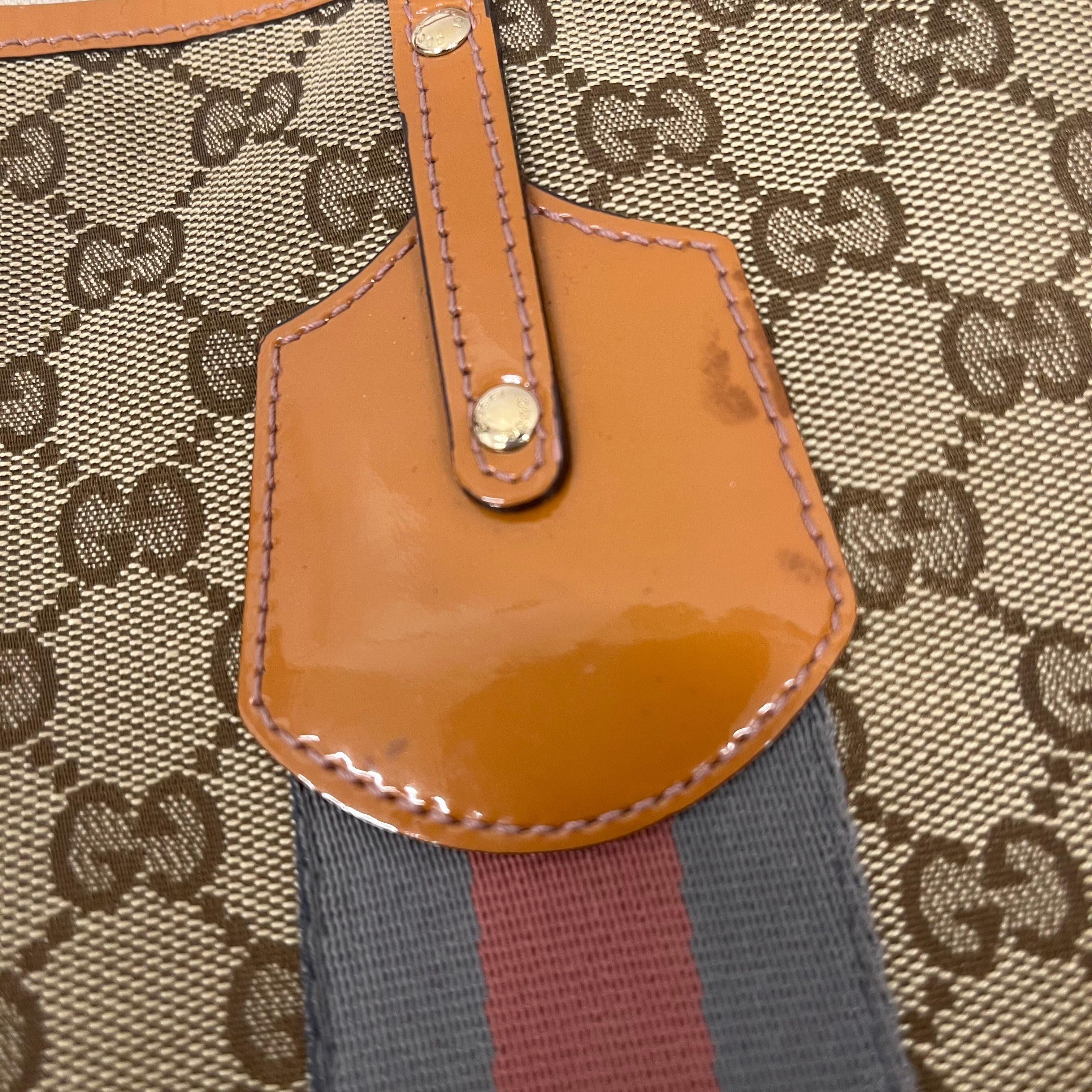GUCCI/Tote Bag/Monogram/BRW/GG Canvas Jolie view 13