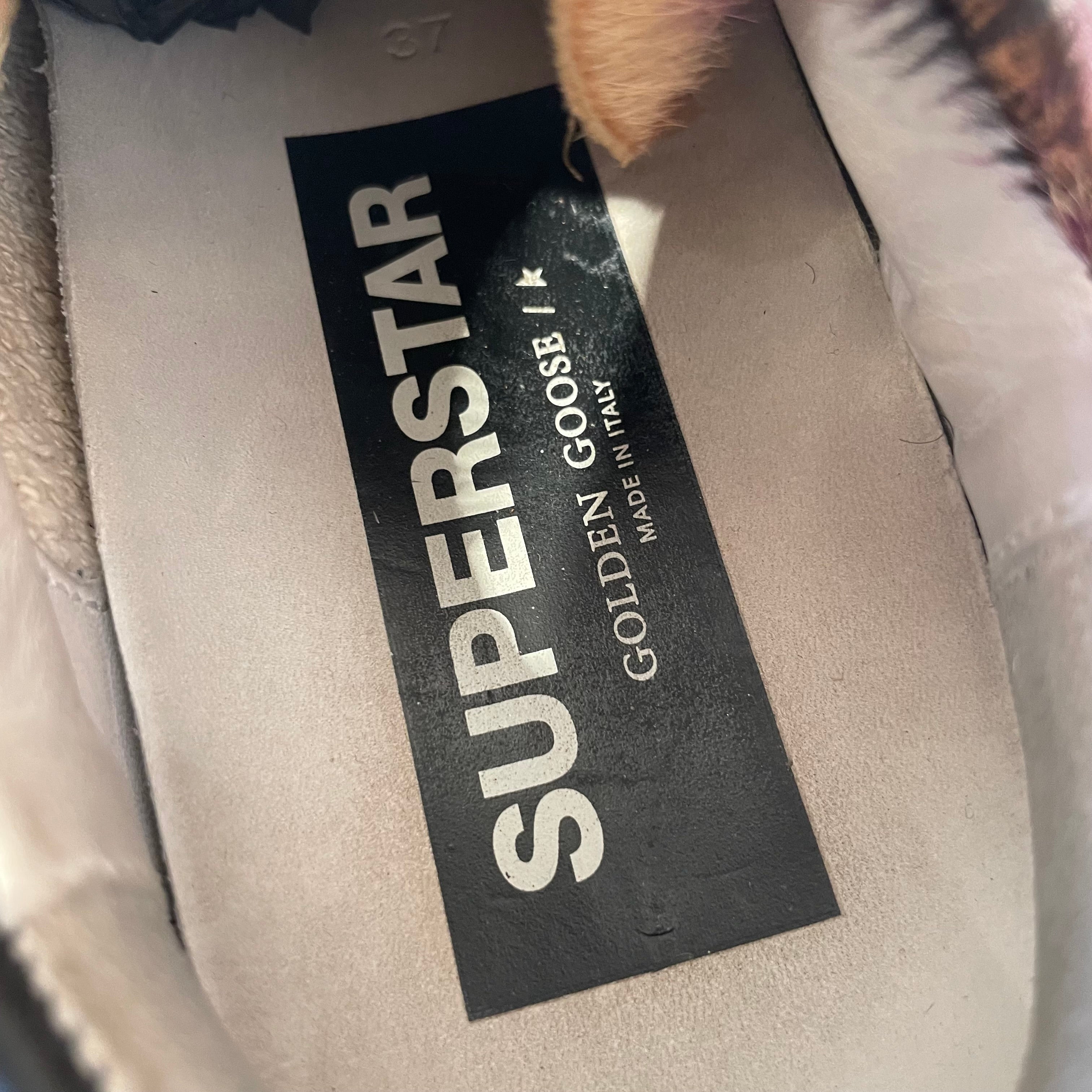 GOLDEN GOOSE/Low-Sneakers/US 6/Animal Pattern/Leather/WHT/ view 4