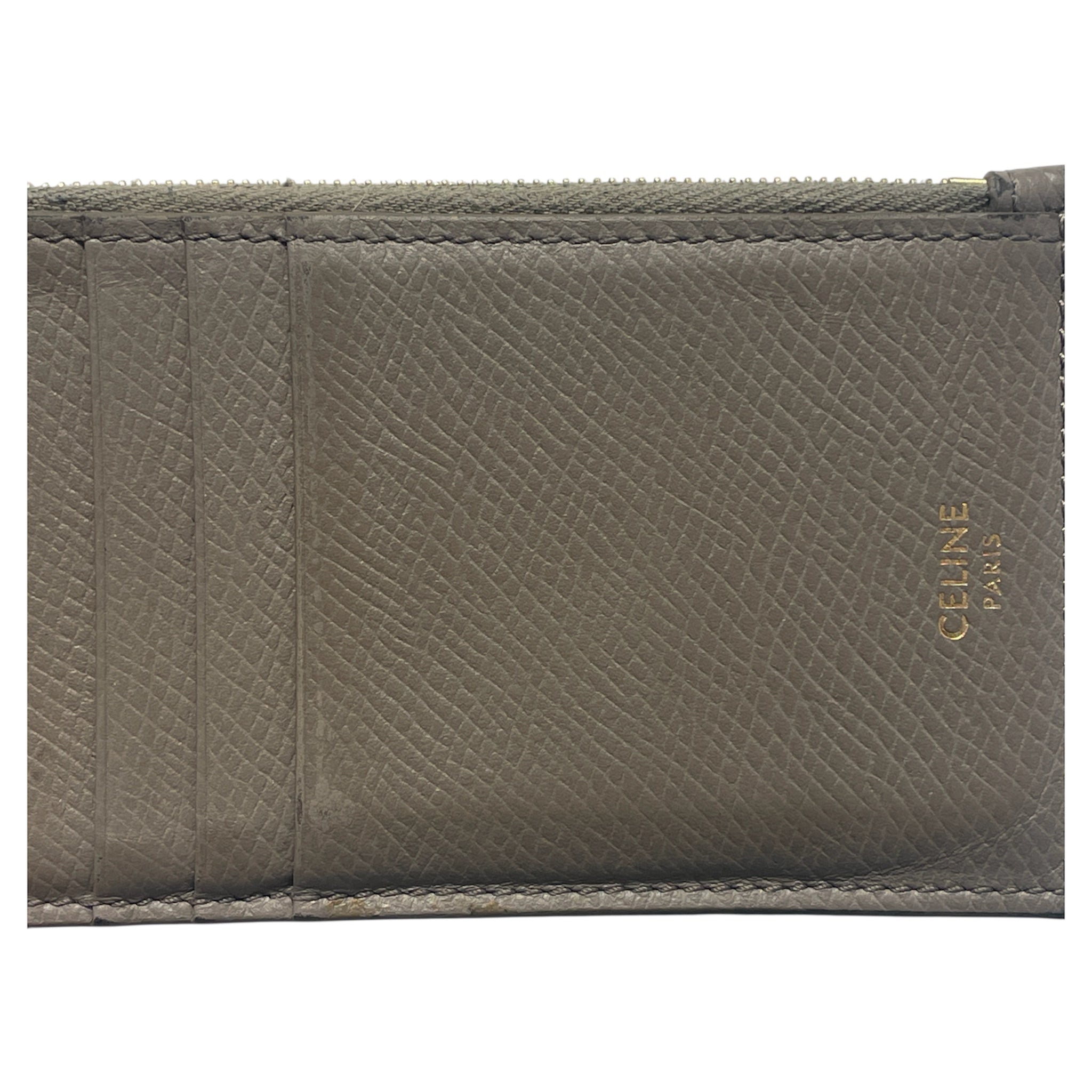 CELINE/Wallet/Leather/KHK/ view 2