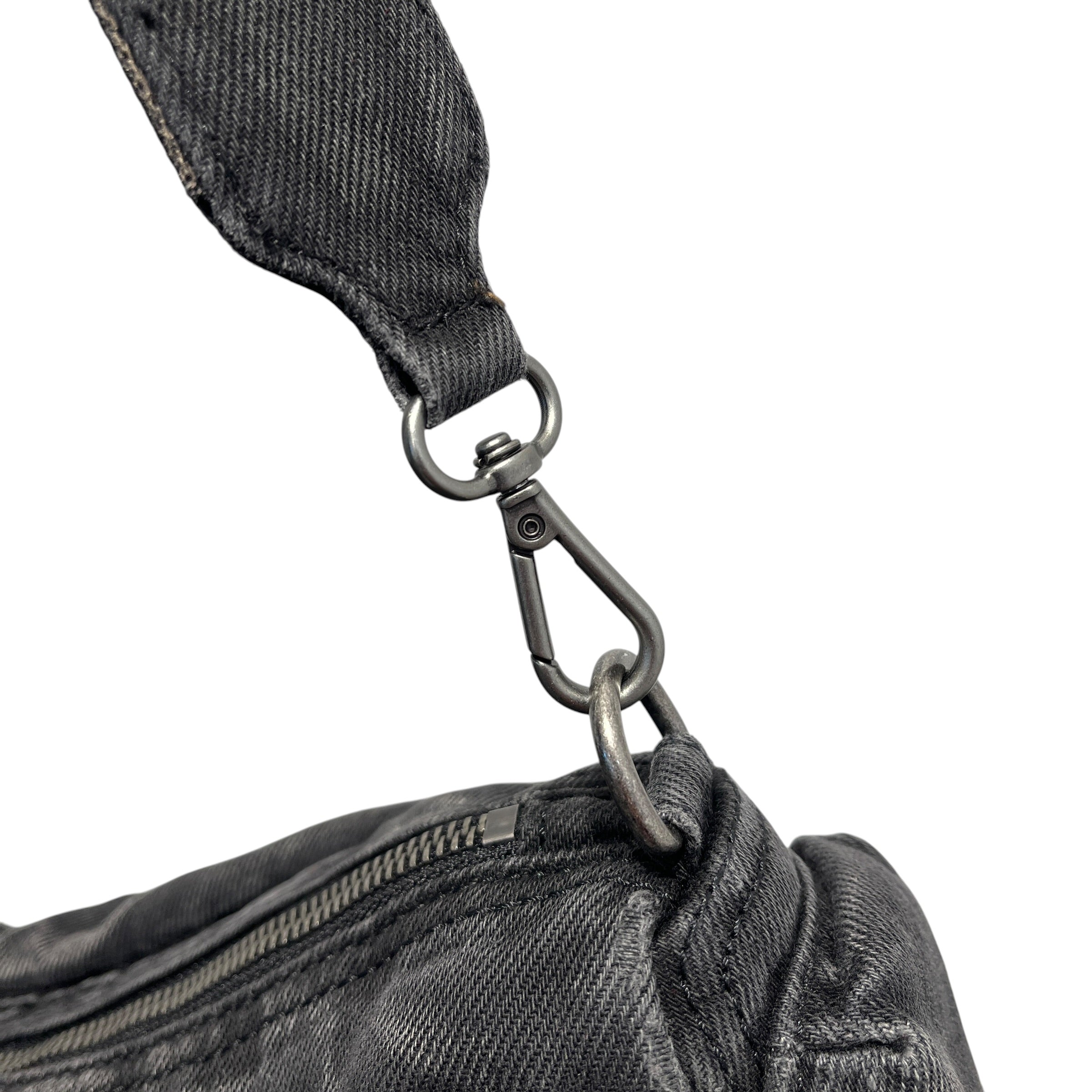 DIESEL/Bag/Denim/BLK/diesel multi pocket denim bag view 10
