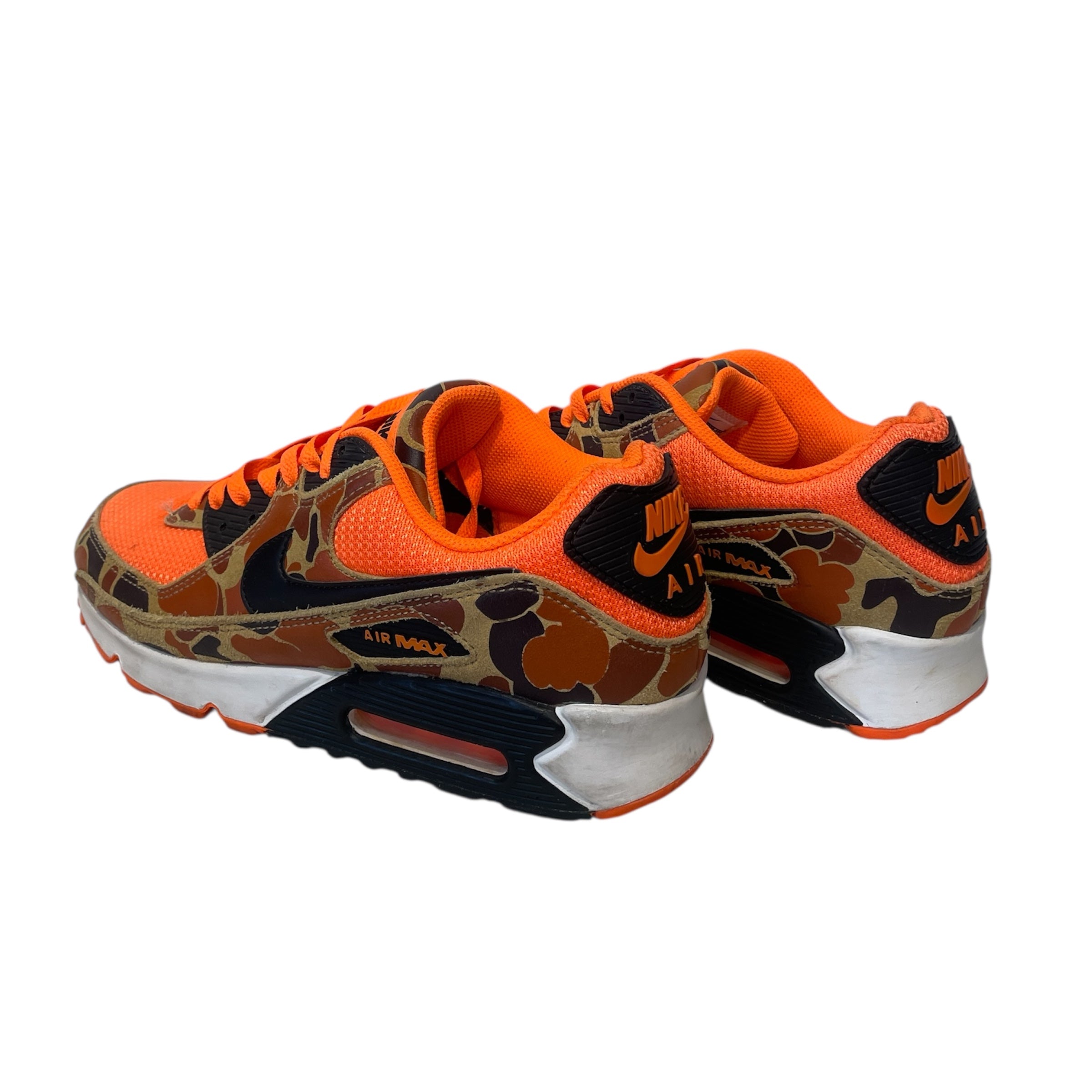NIKE/Low-Sneakers/US 9/Camouflage/Cotton/ORN/AIR MAX 90 DUCK CAMO ORANGE view 2