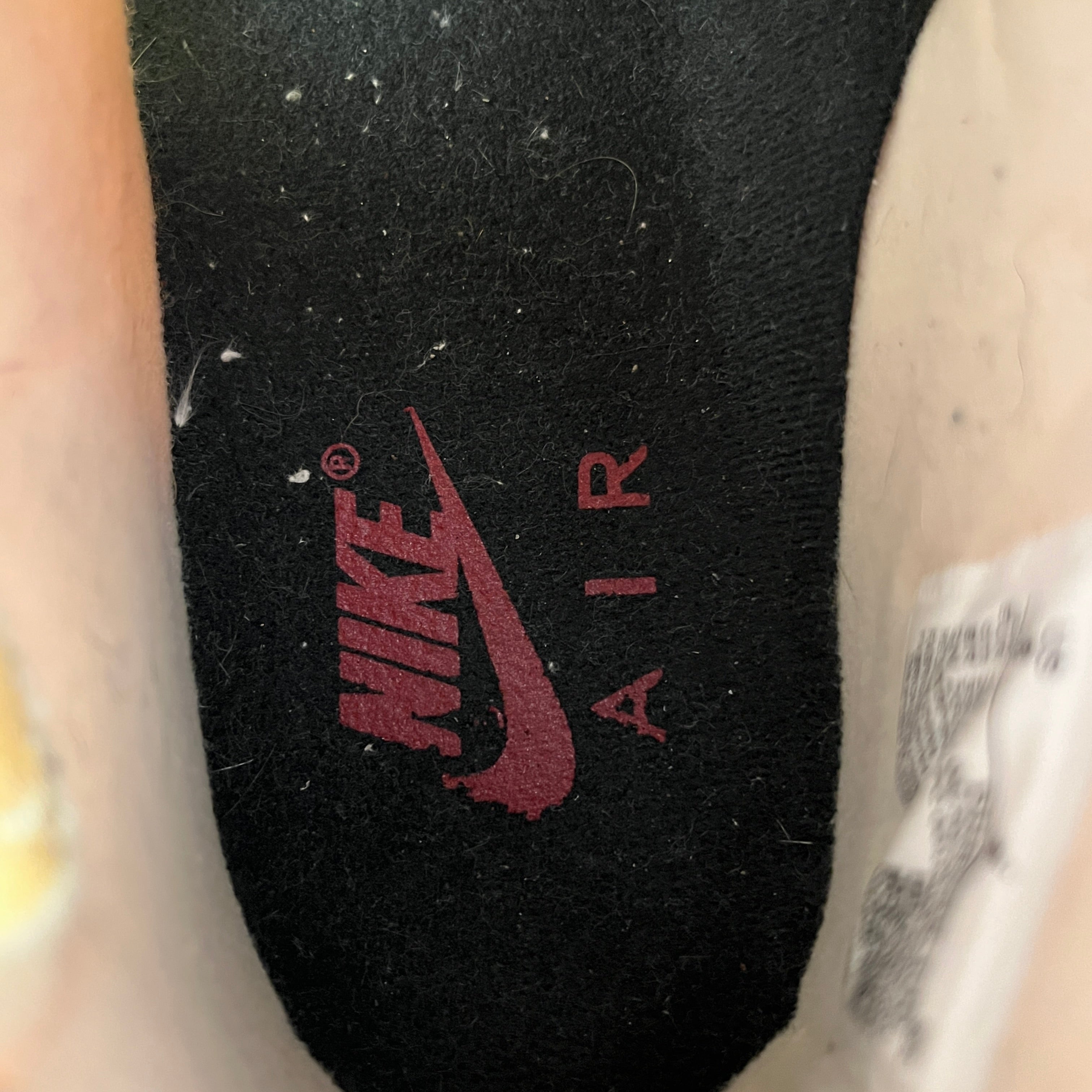 NIKE/OFF-WHITE/Hi-Sneakers/US 8/Polyester/CRM/Muslin 5's view 3