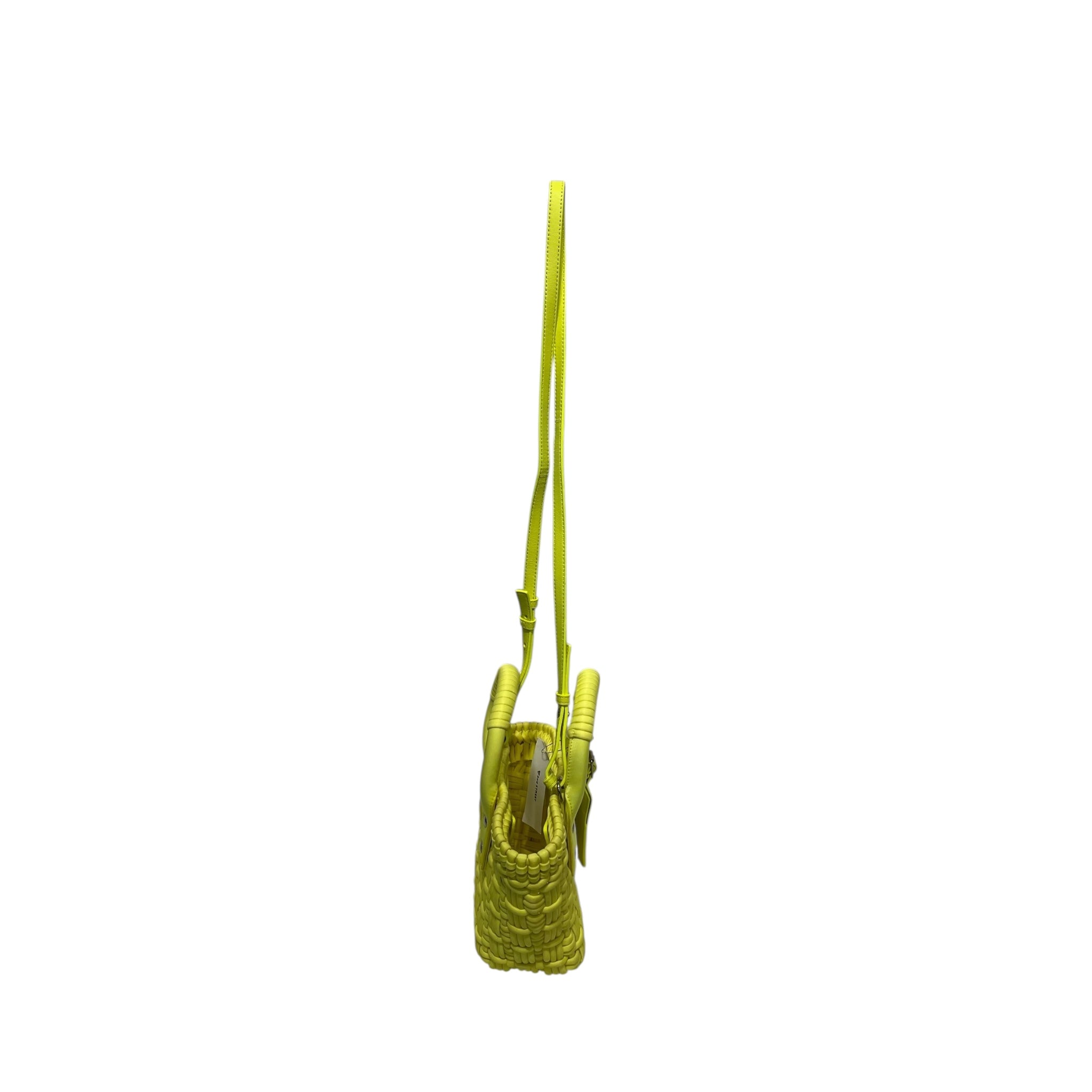 BALENCIAGA/Hand Bag/OS/Acrylic/YEL/FLUO YELLOW BISTRO HANDBAG view 4