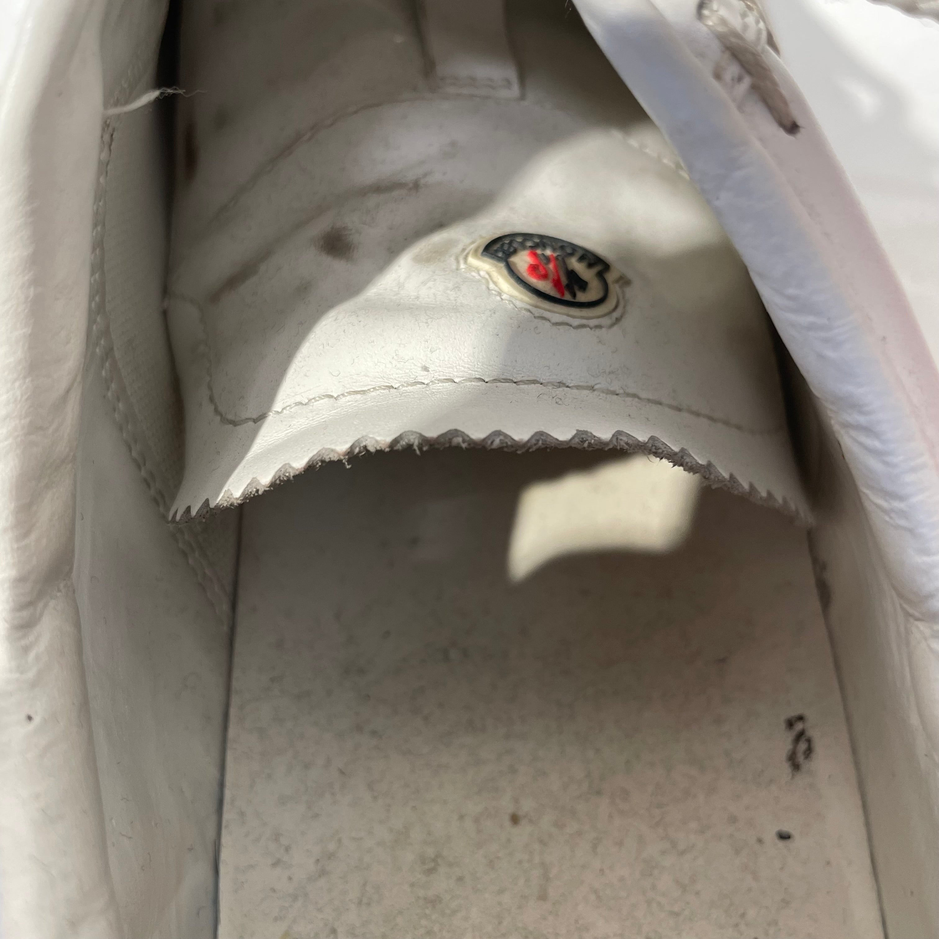 MONCLER/Low-Sneakers/EU 44/Leather/WHT/ view 5