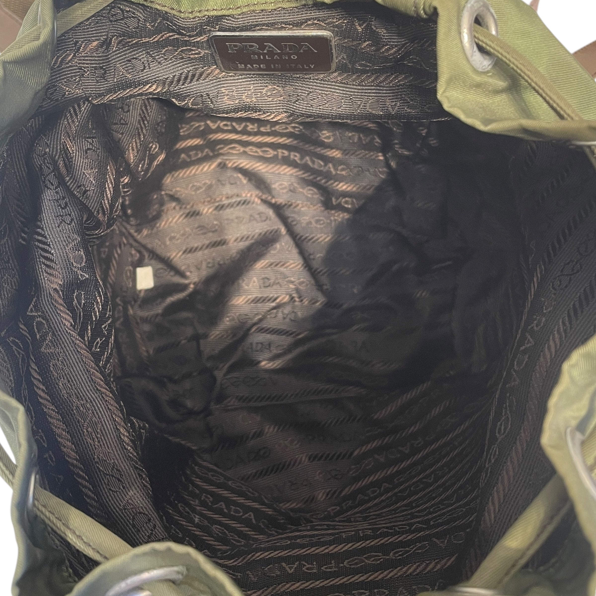 PRADA/Backpack/OS/Nylon/GRN/Mini Backpack view 5